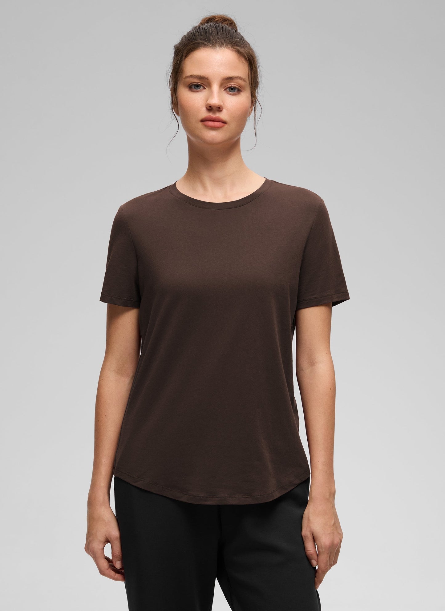 Pima Cotton Round Neck Short Sleeve