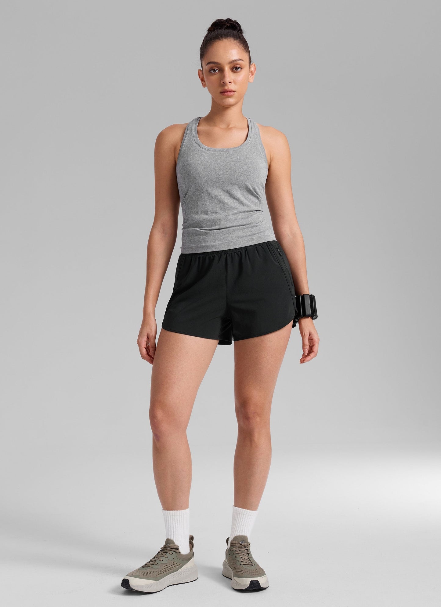 Feathery-Fit Soft High Rise Lined Shorts 3''