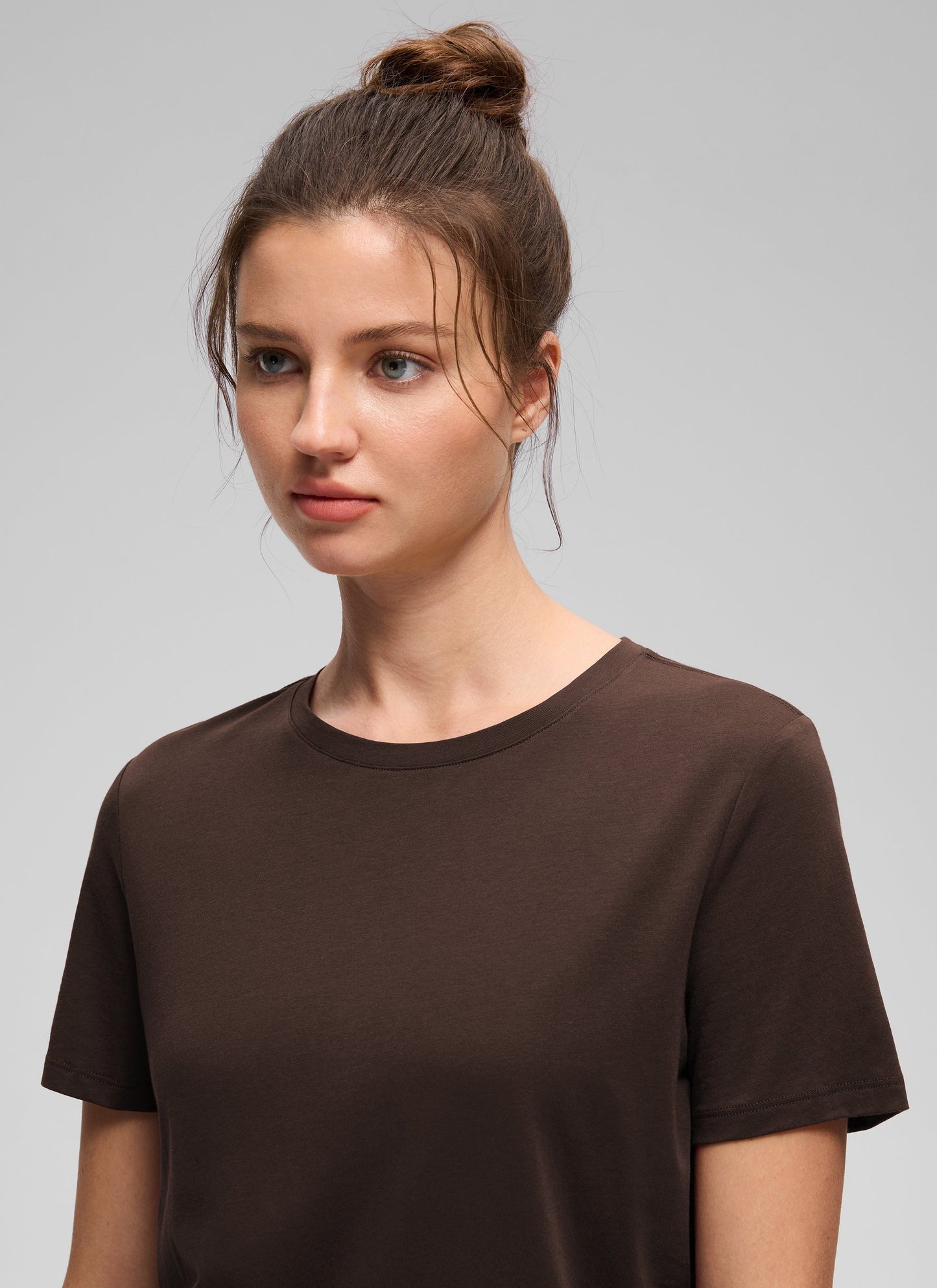 Pima Cotton Round Neck Short Sleeve