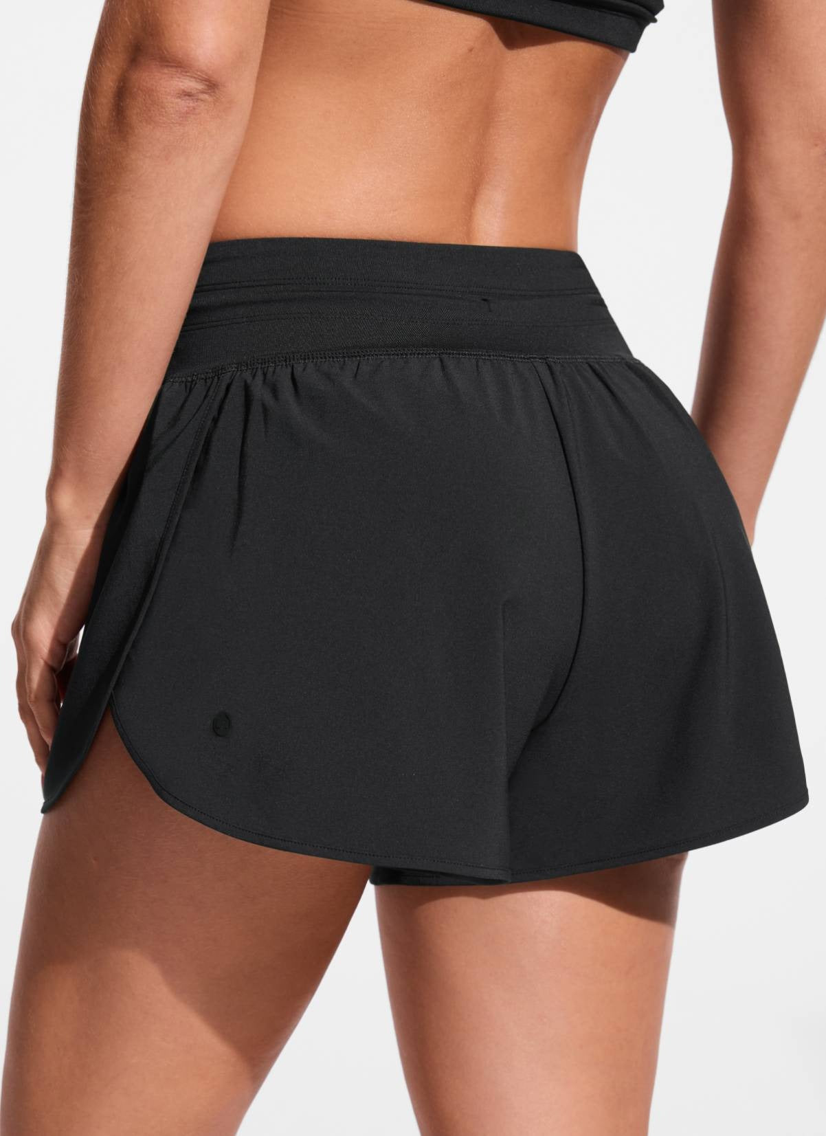Feathery-Fit Soft Split Dolphin Board Shorts 2.5''
