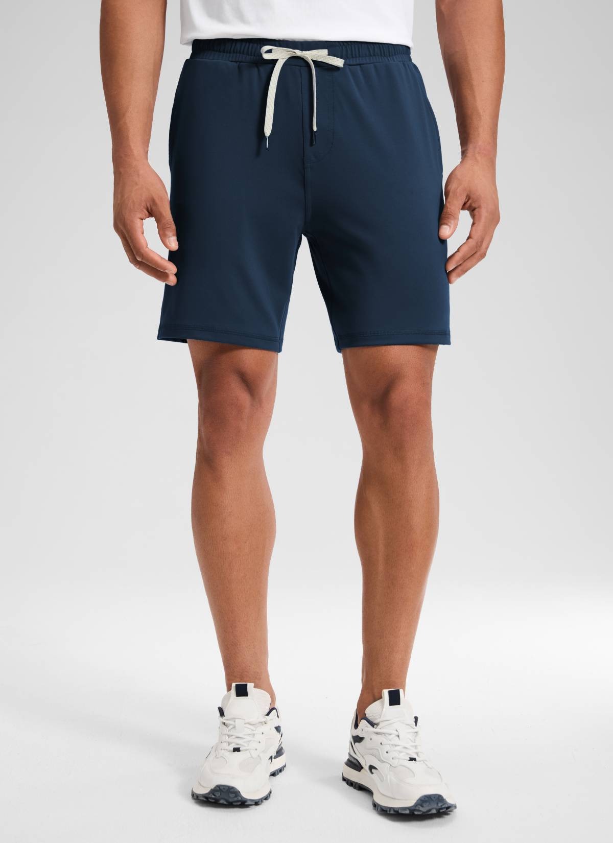 Drawstring Performance Knit Shorts 7"
