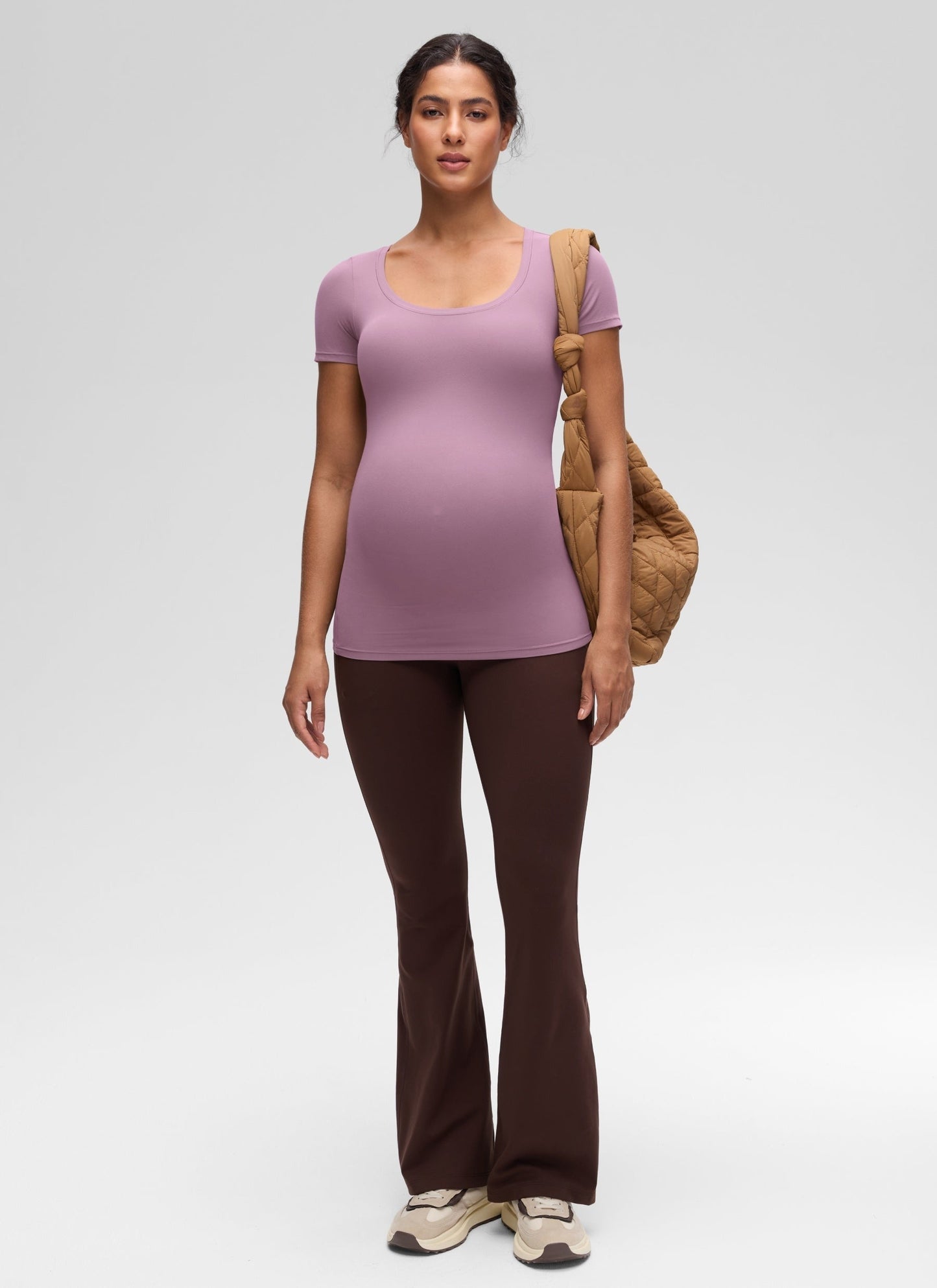 Softembrace Maternity U Neck Short Sleeve