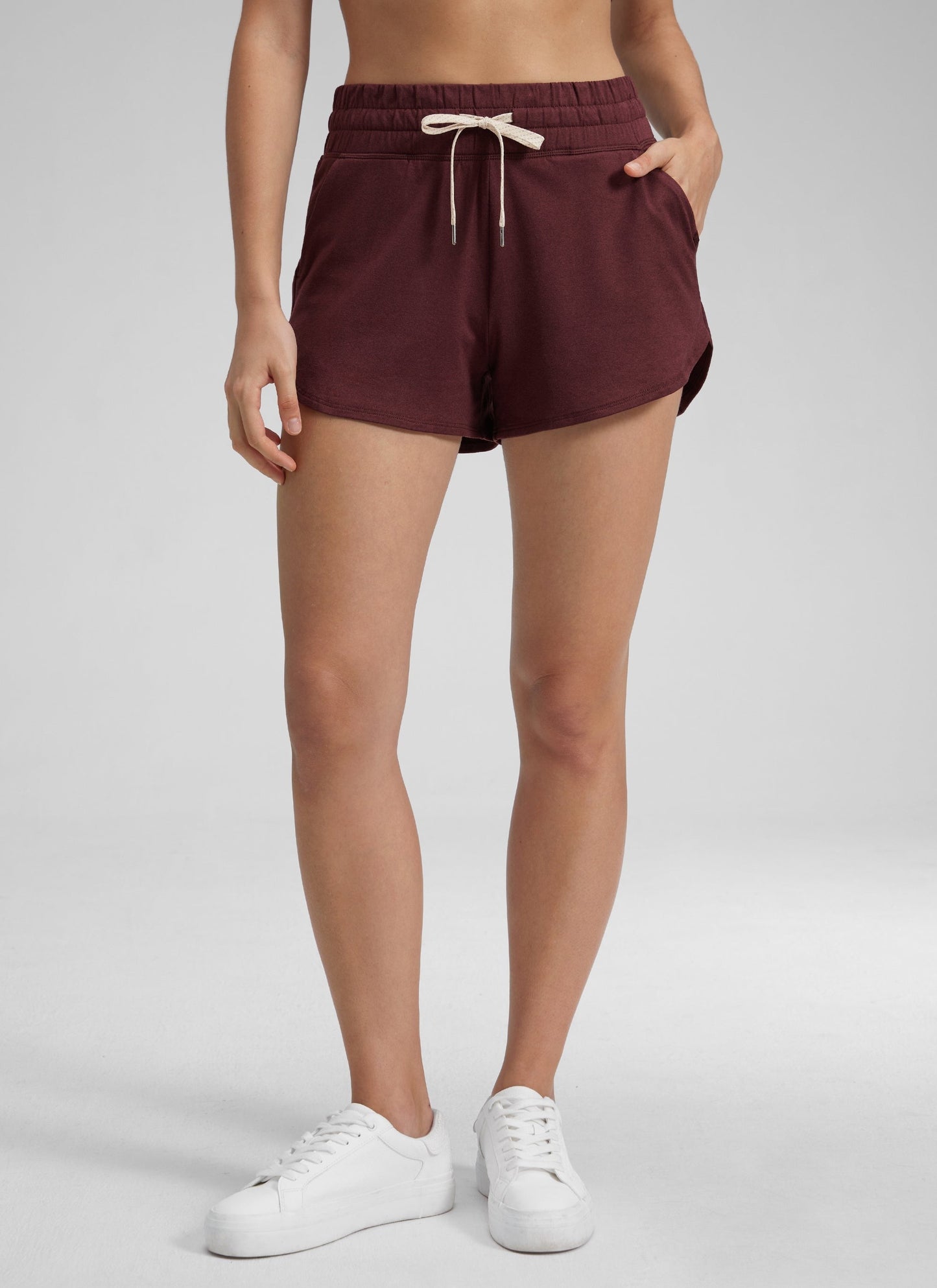 Cloud Jersey High Rise Dolphin Sweat Shorts 3''