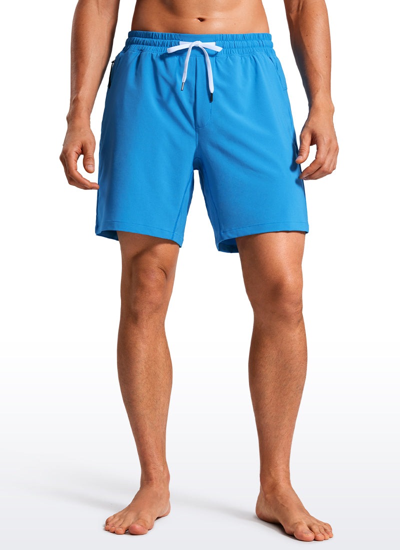 Feathery-Fit Pocket Swim Trunk 7''