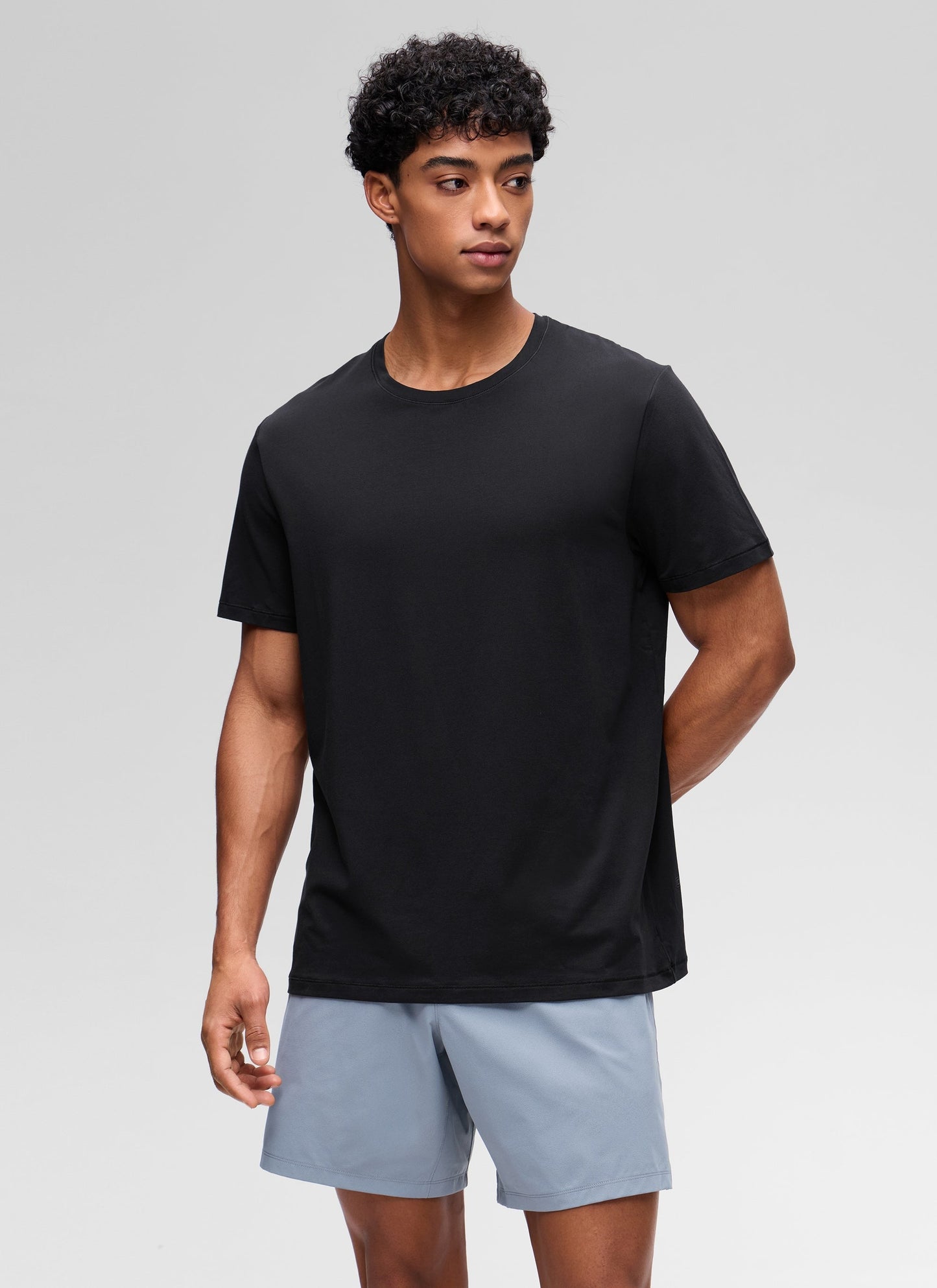 Poly Cotton-Blend Lightweight Short Sleeve