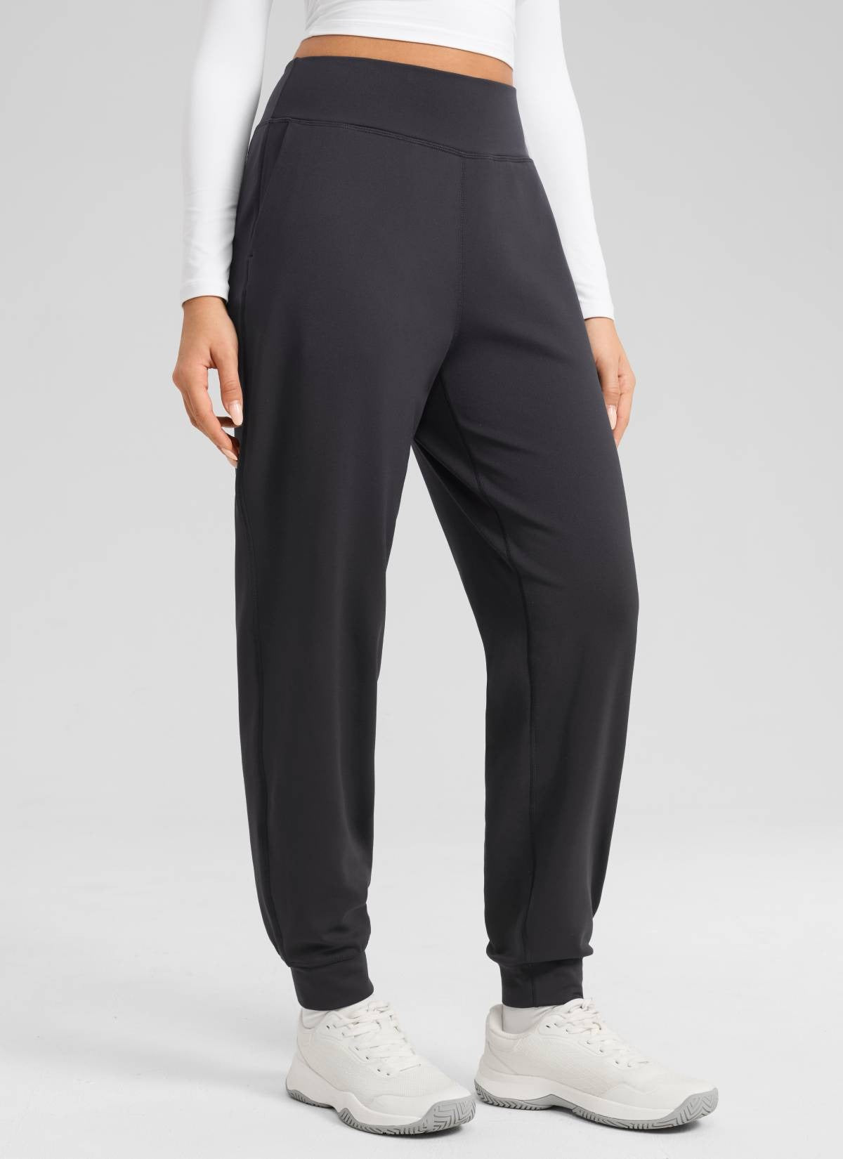 Matte Thermal Fleece Lined Jogger 27.5"