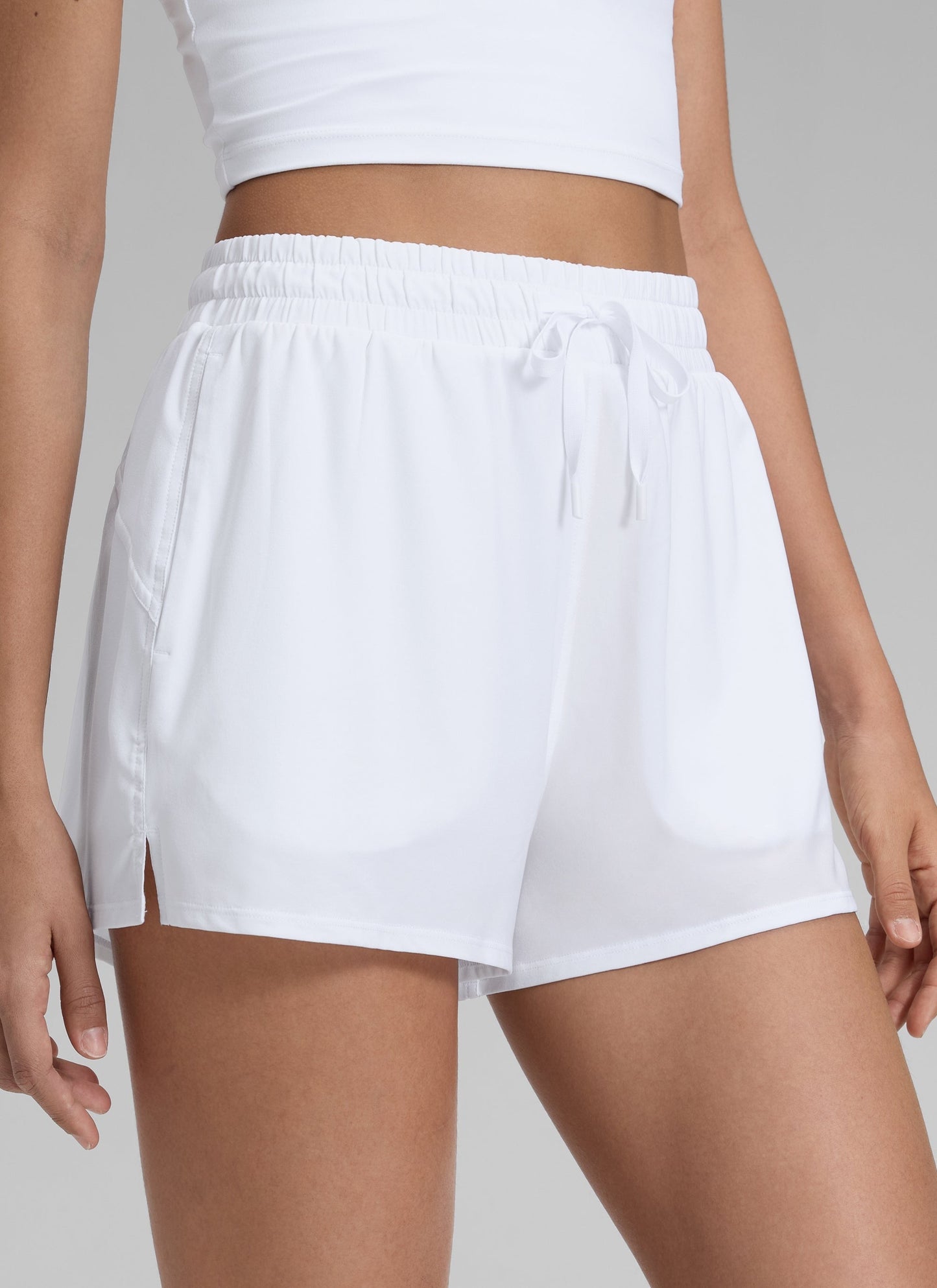 Feathery-Fit Drapey 2 in 1 High Rise Shorts