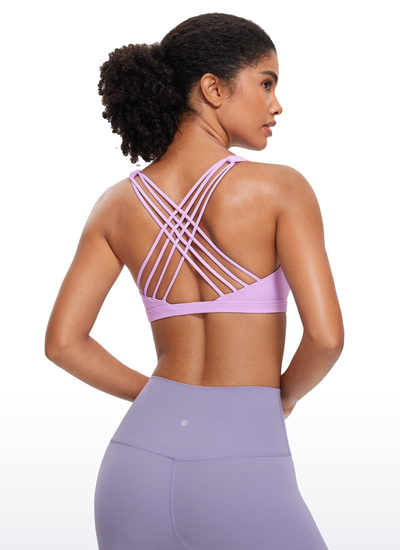 Nakedfeel Low Cut Strappy Bra (8 Straps)