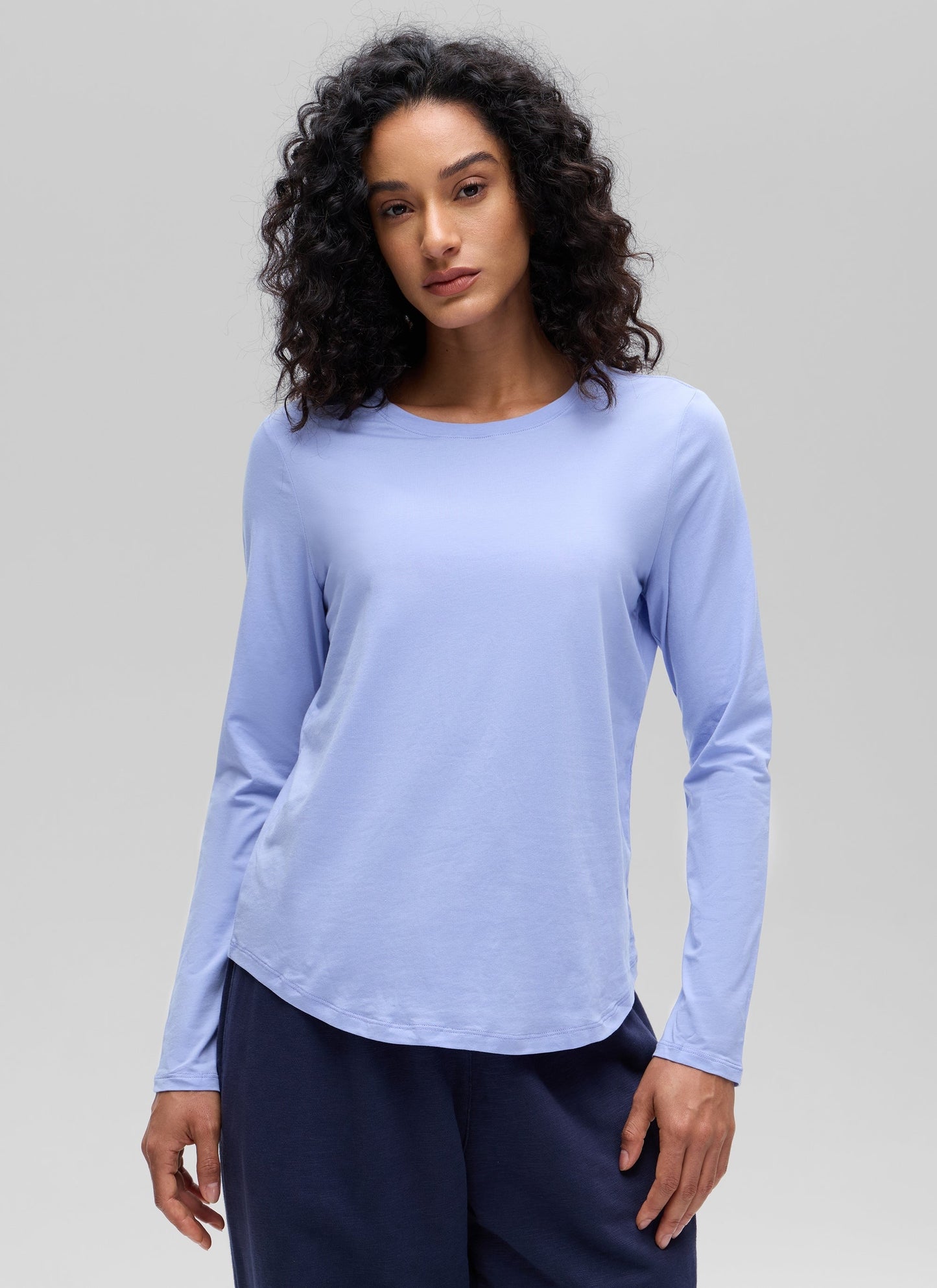 Pima Cotton Workout Long Sleeve