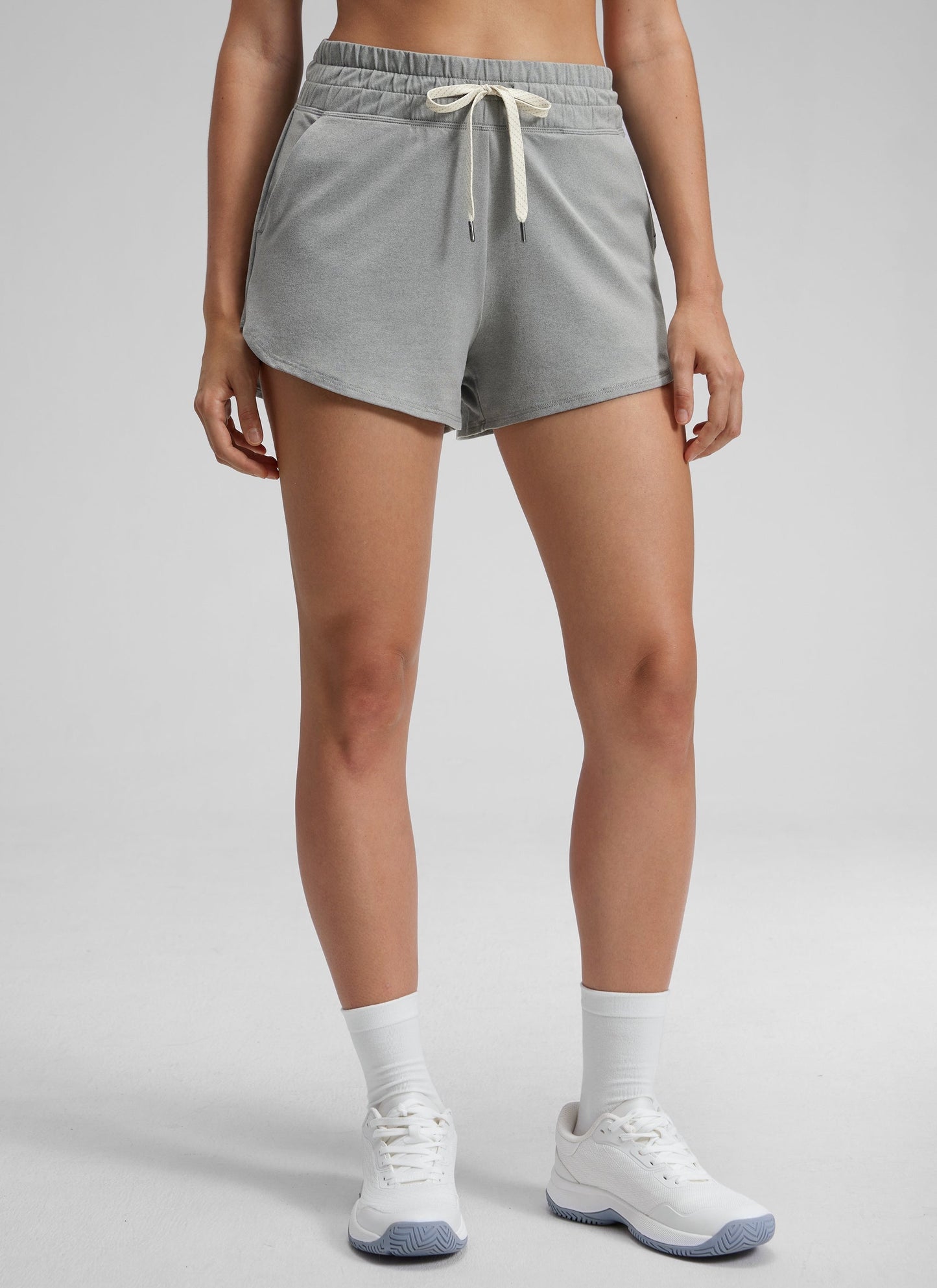 Cloud Jersey High Rise Dolphin Sweat Shorts 3''