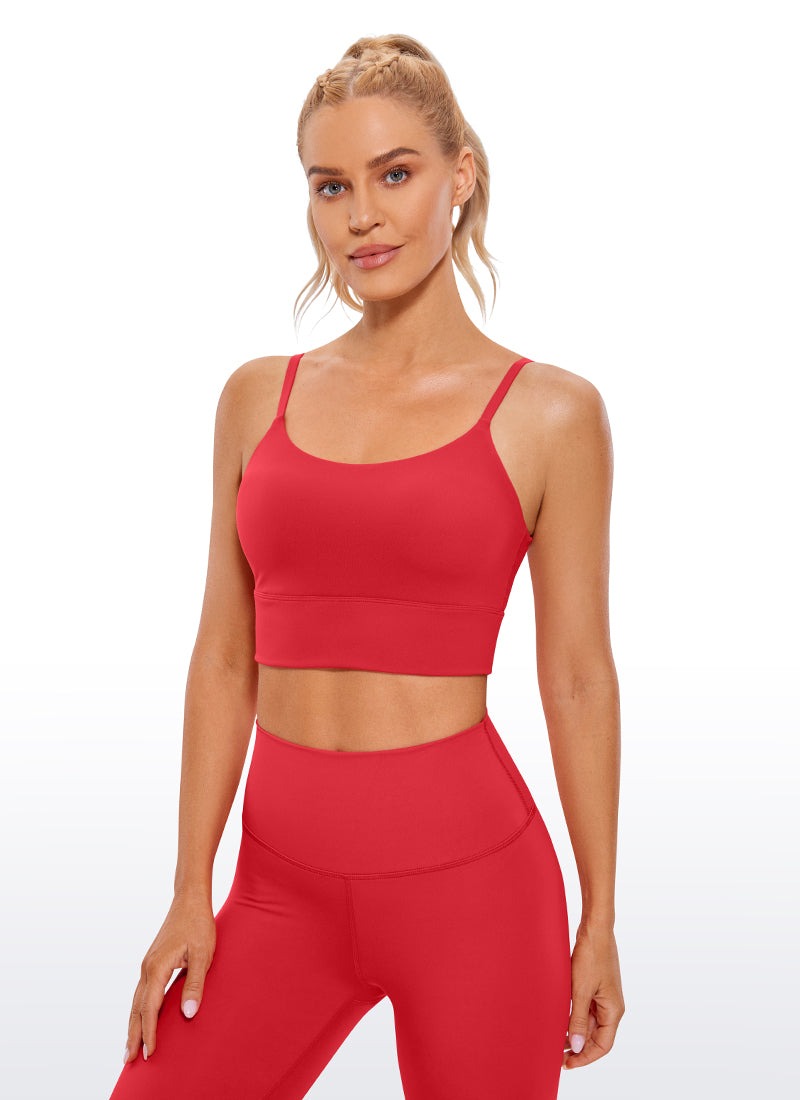 Brushed Nakedfeel Longline Adjustable Bra