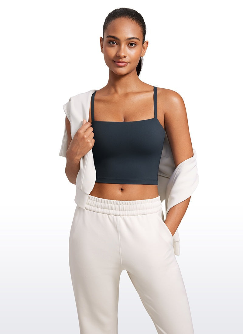 Butterluxe Built in Bra Adjustable Strap Tank