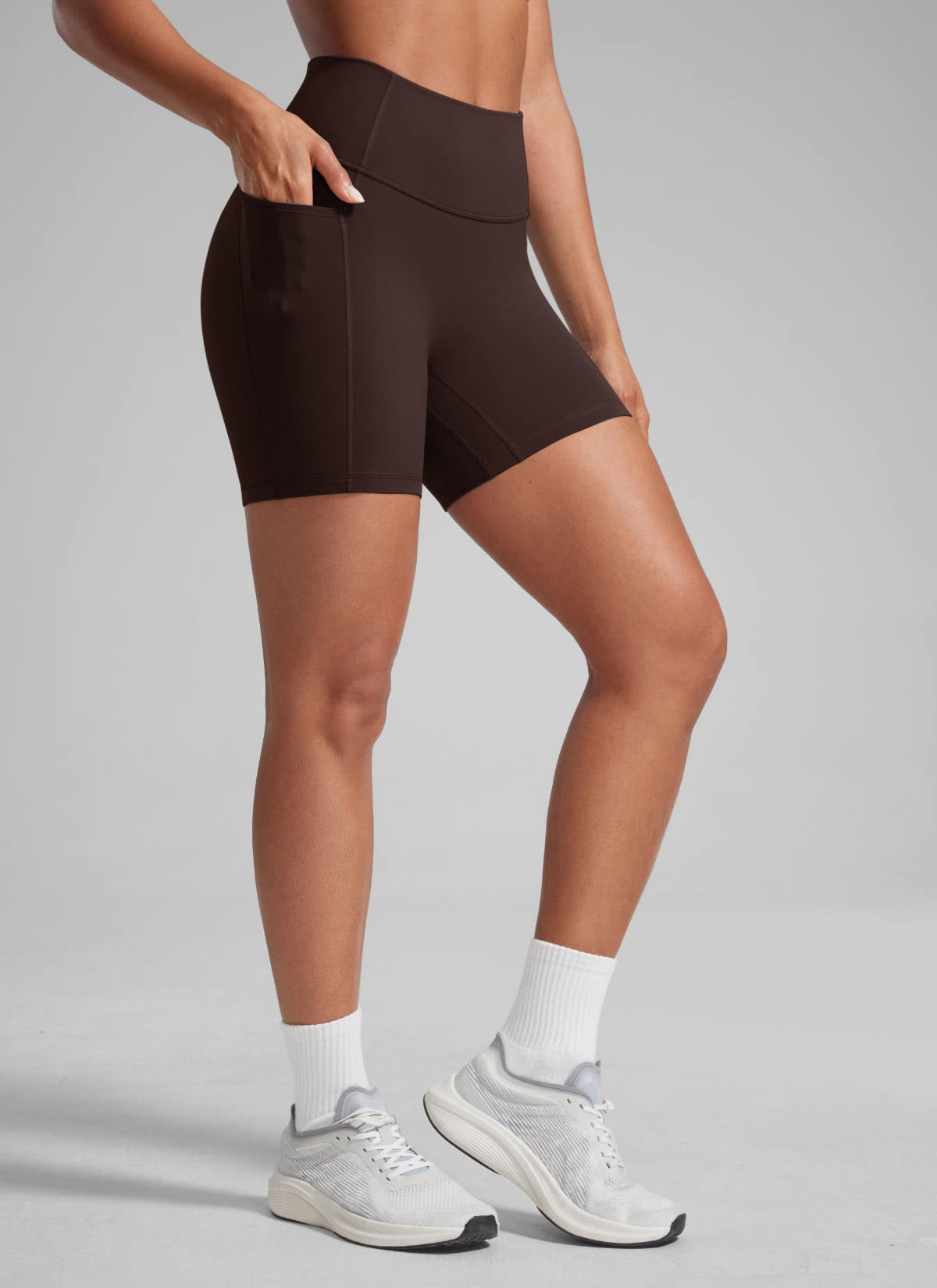 SecretsculptTM No Front Seam Pocket Shorts 5''