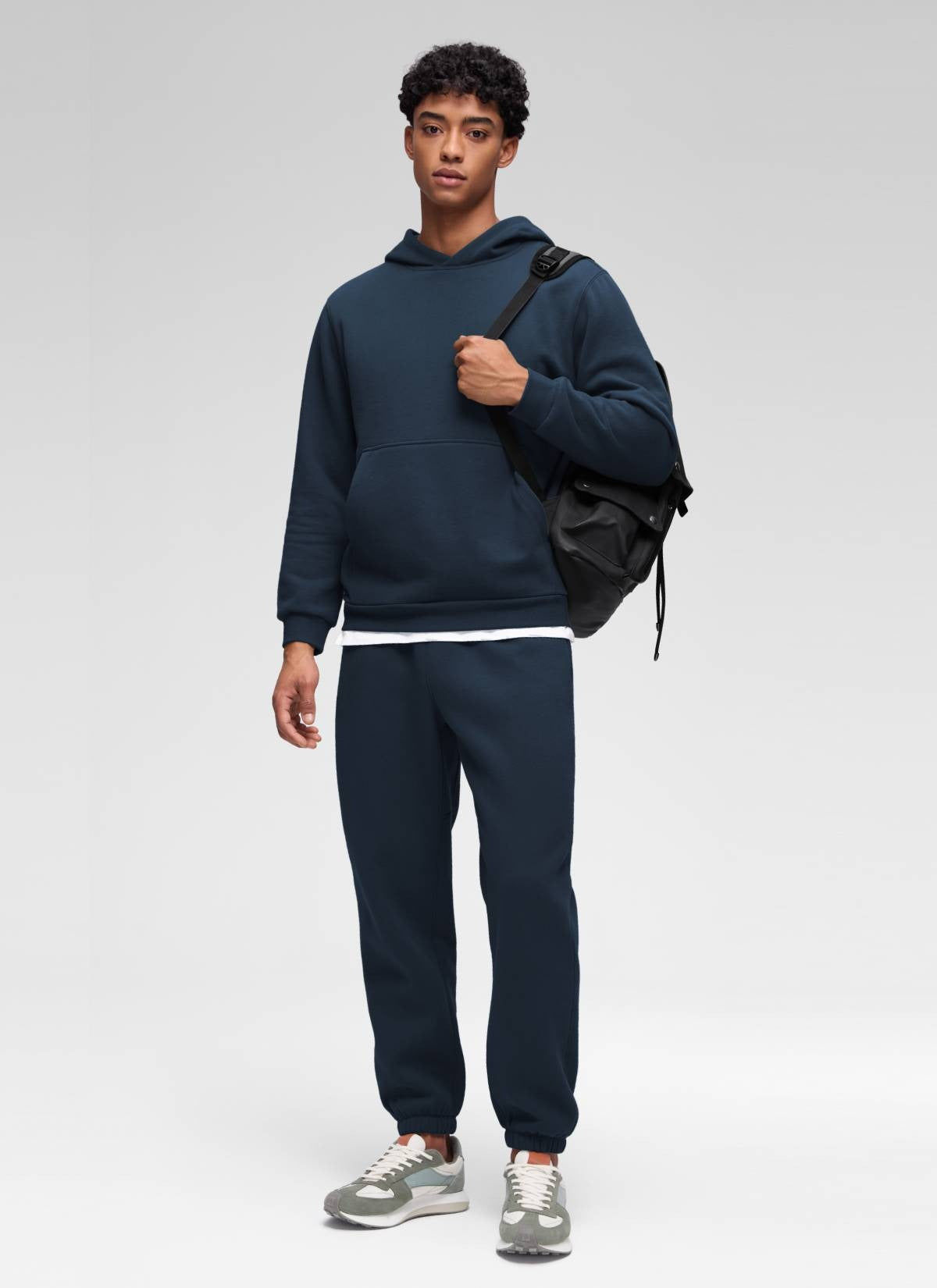 Fleece Lined Pocket Pullover Hoodie