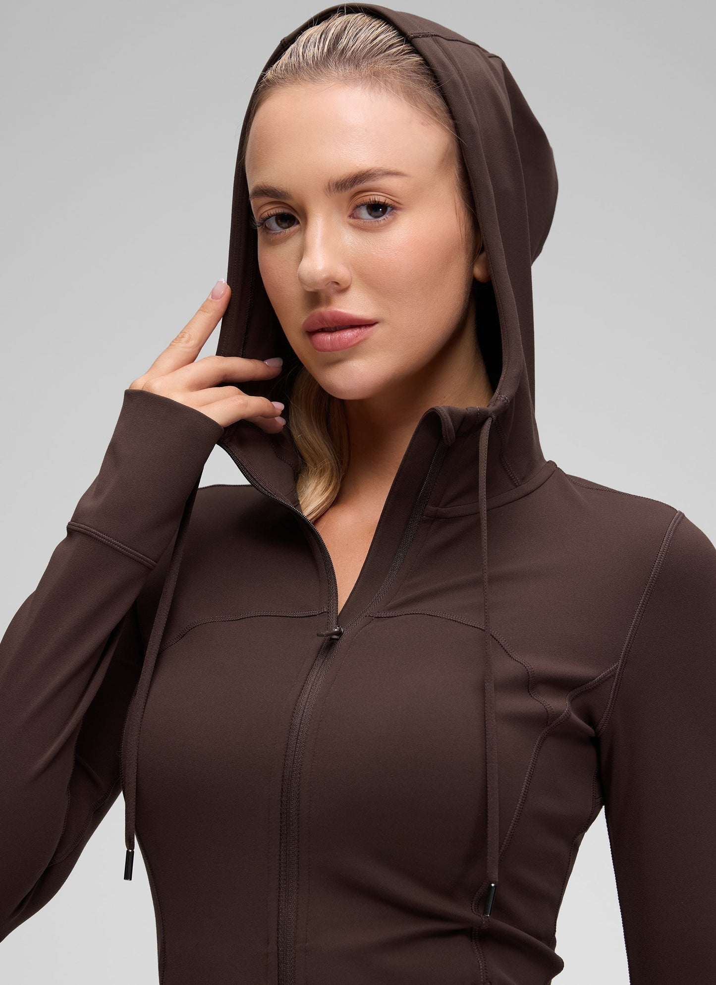 INNOPHRA Full Zip Athletic Jackets Hooded Coats for Women