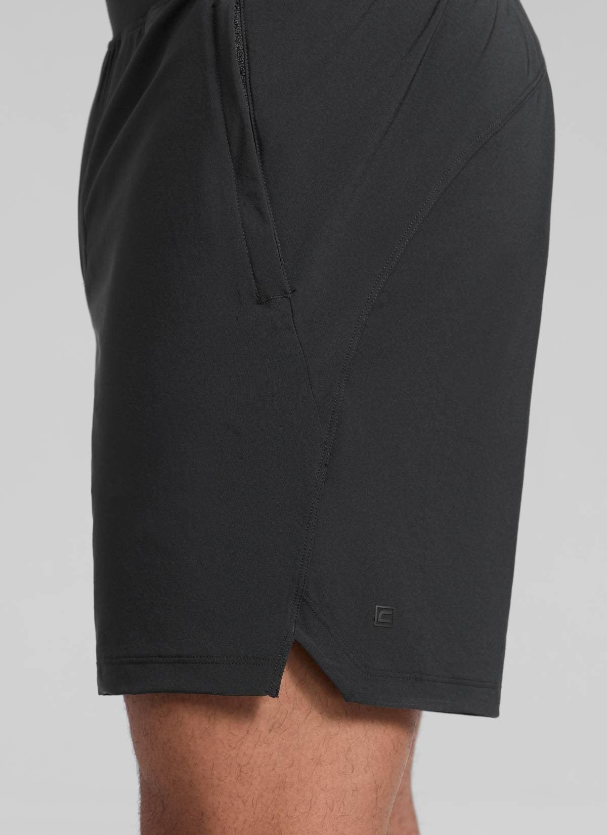 Feathery-Fit Soft Linerless Split Shorts 7"