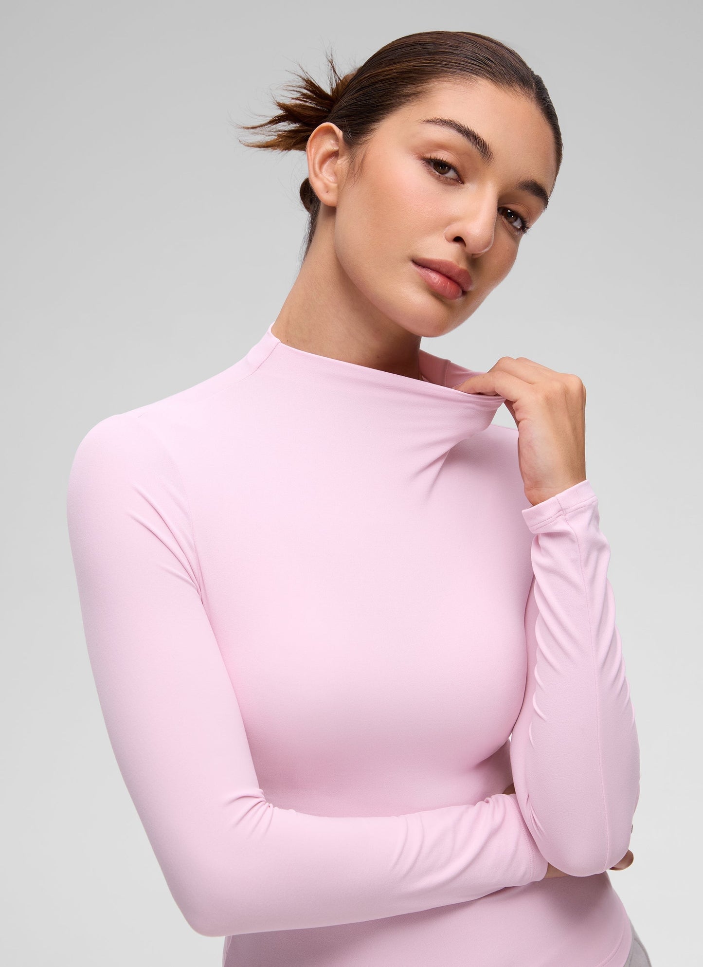 Softembrace Mock Neck Long Sleeve