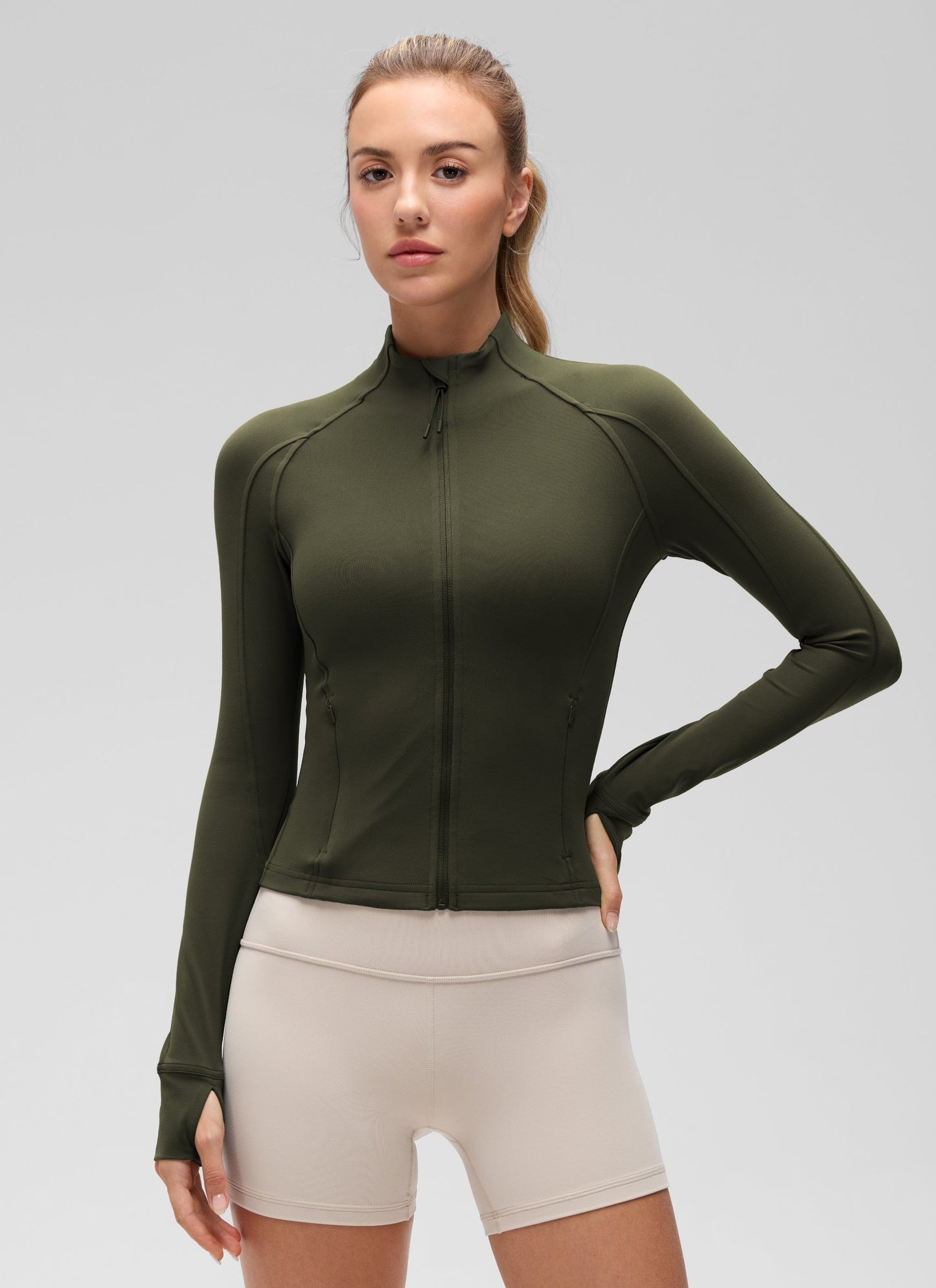 Butterluxe Waist Length Full Zip Jacket