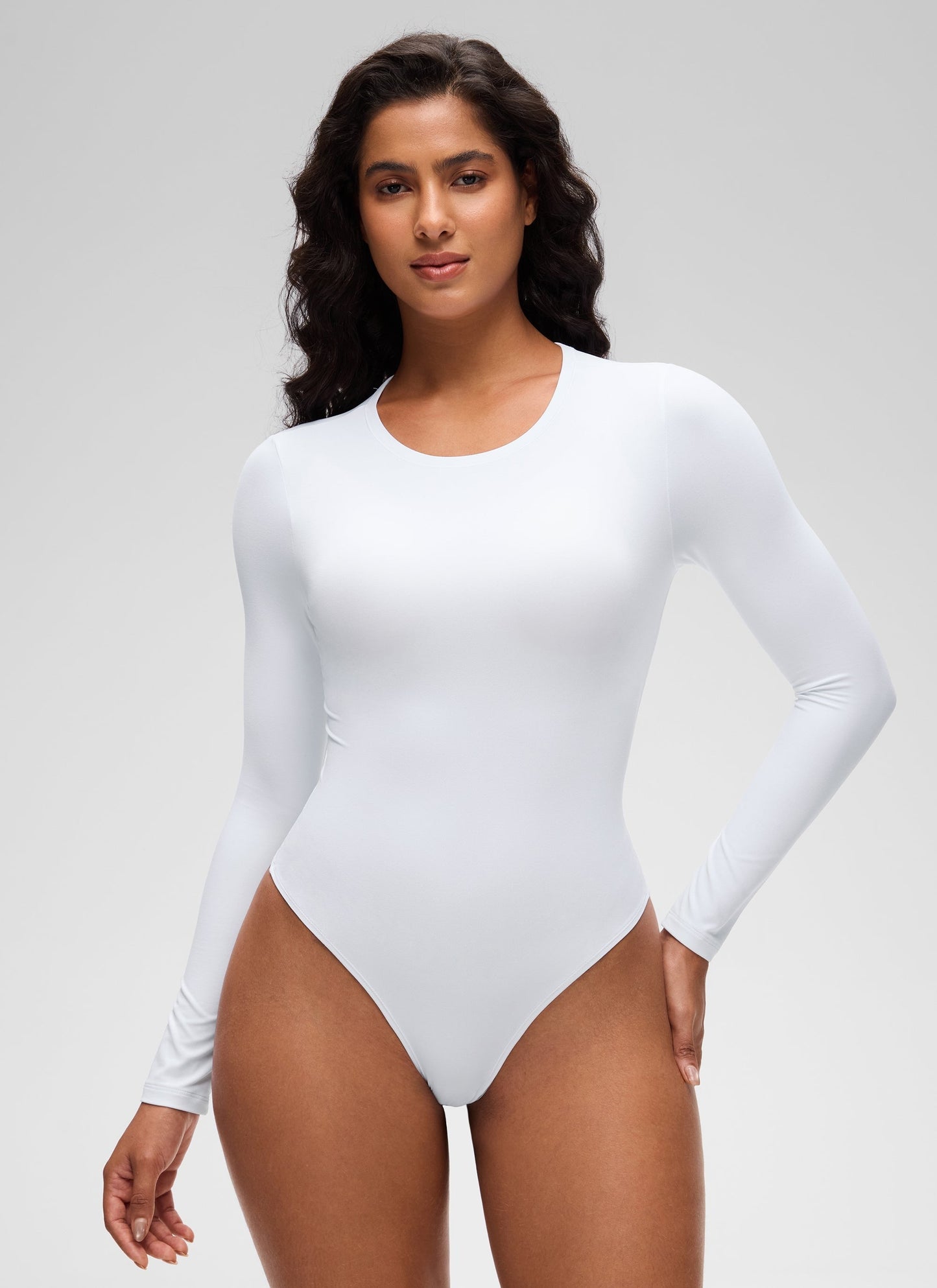 Softembrace Crew Neck Long Sleeve Bodysuit