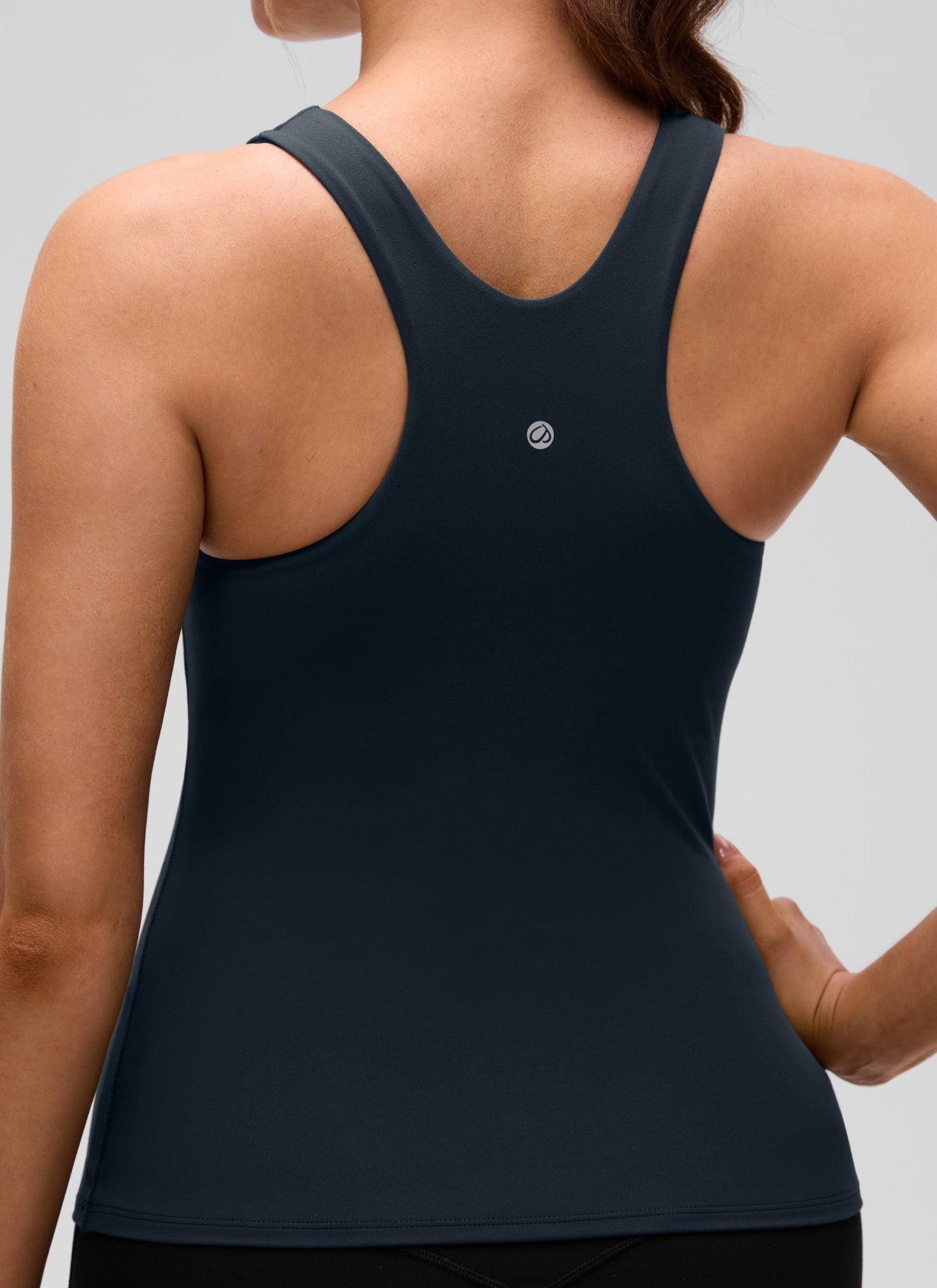 Butterluxe Built in Bra Scoop Neck Tank