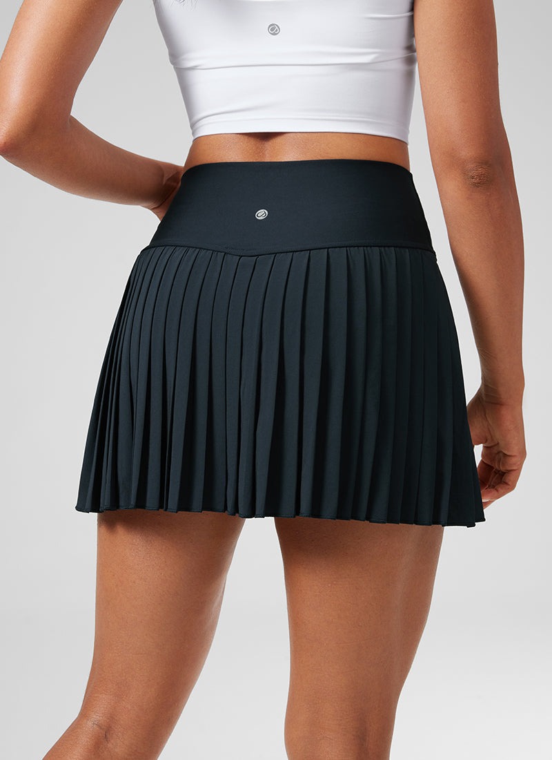 Feathery-Fit Soft Pleat High Rise Skirt 14''