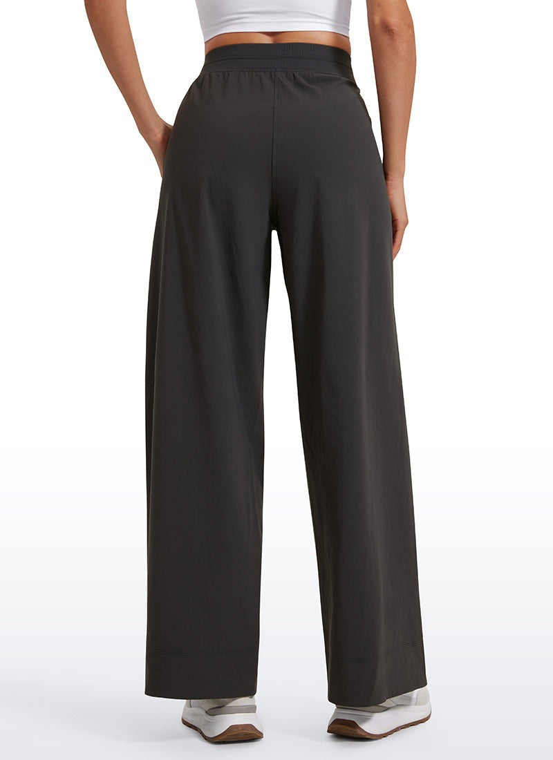 Stretch Wide Leg Casual Pant 30"