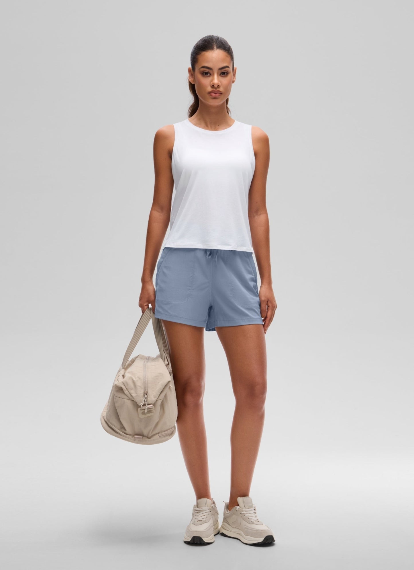Pima Cotton Crop Round Neck Tank