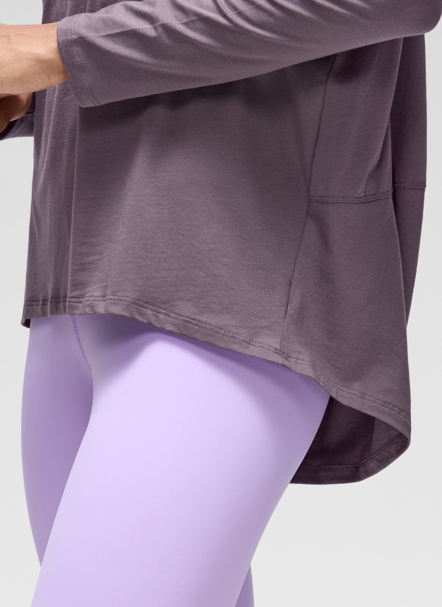 Pima Cotton Boat Neck Long Sleeve