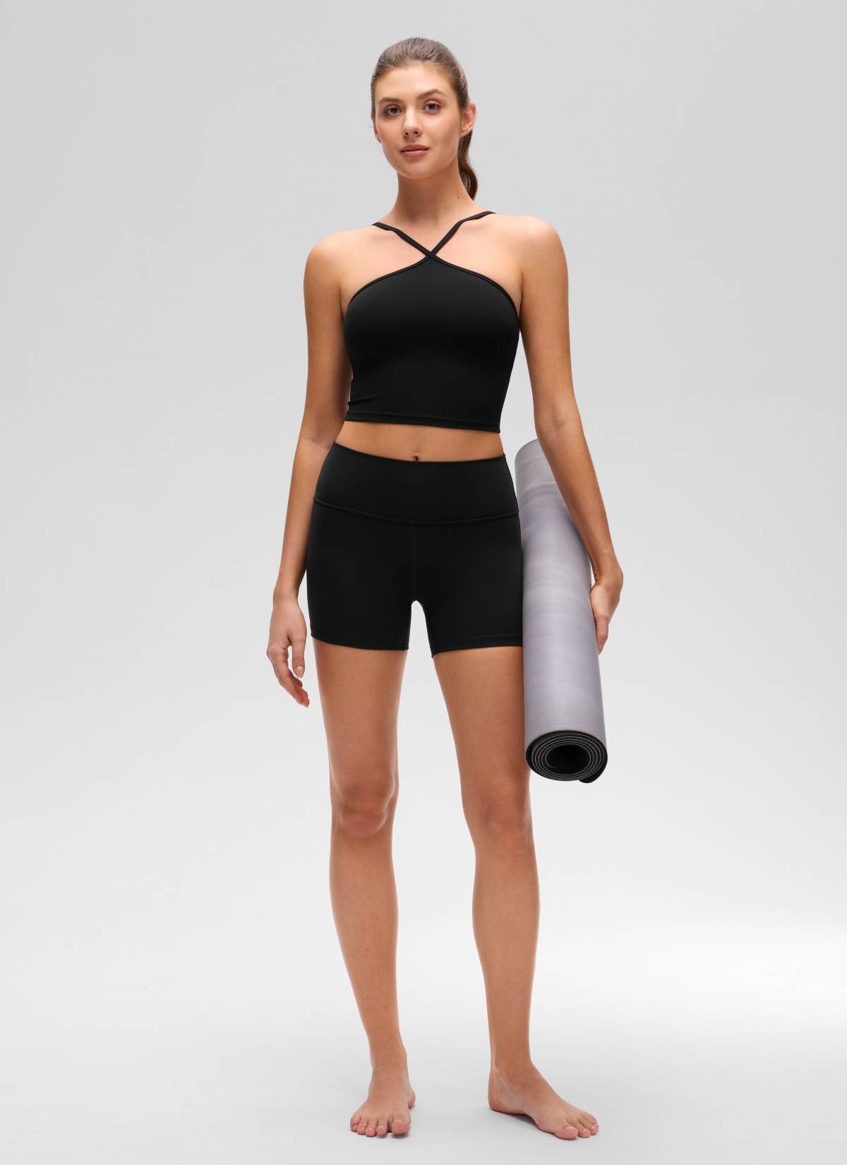 Butterluxe Cross Halter Built in Bra Tank