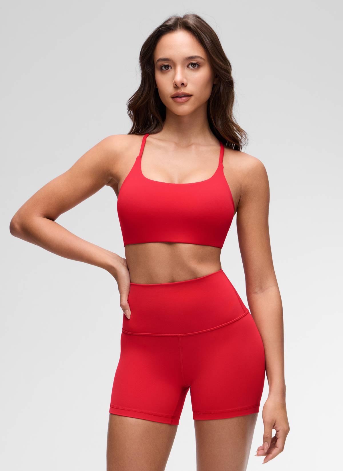 Butterluxe Twist Cross Back Sports Bra