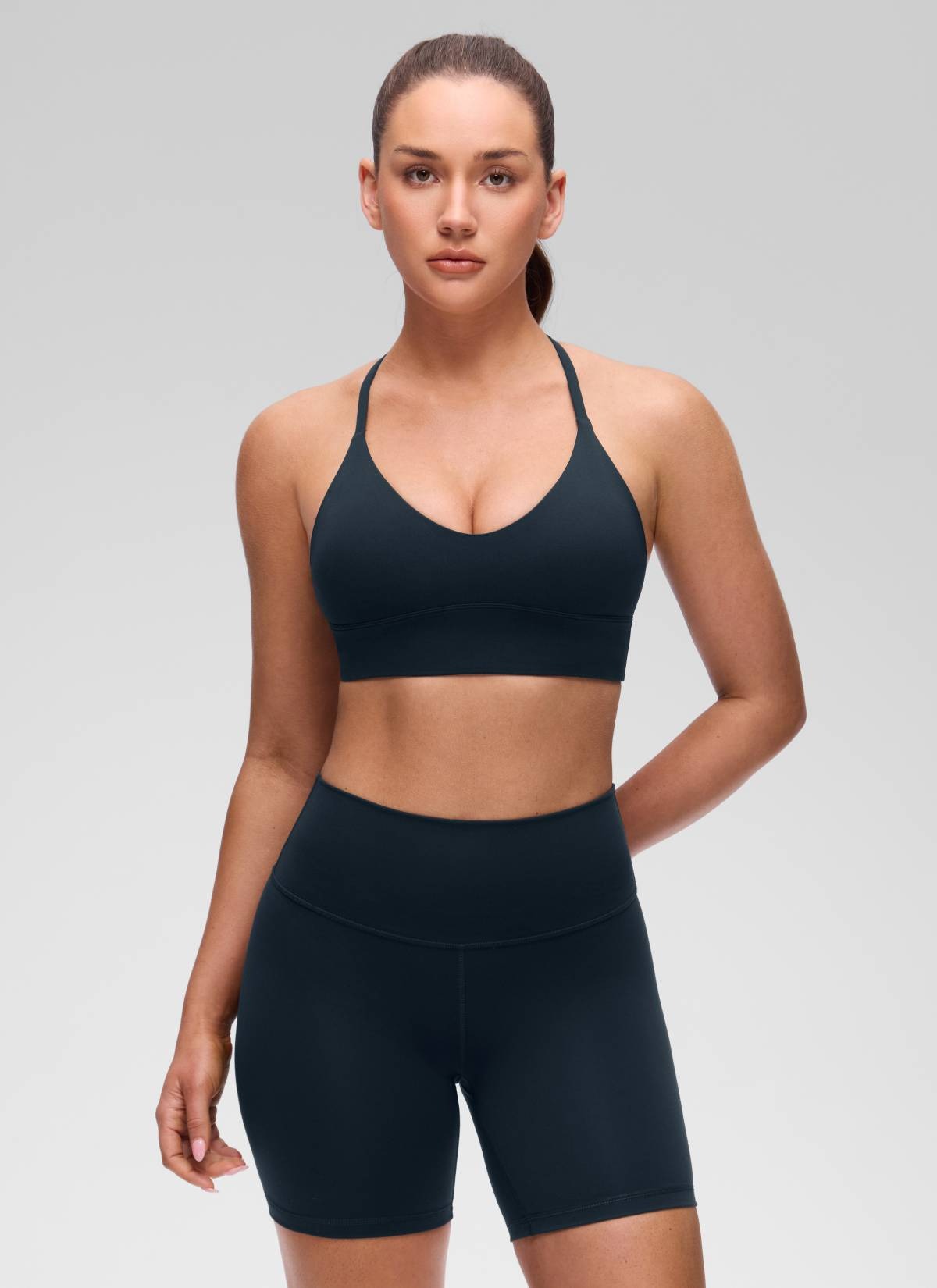 Butterluxe Cross Back Longline Sports Bra