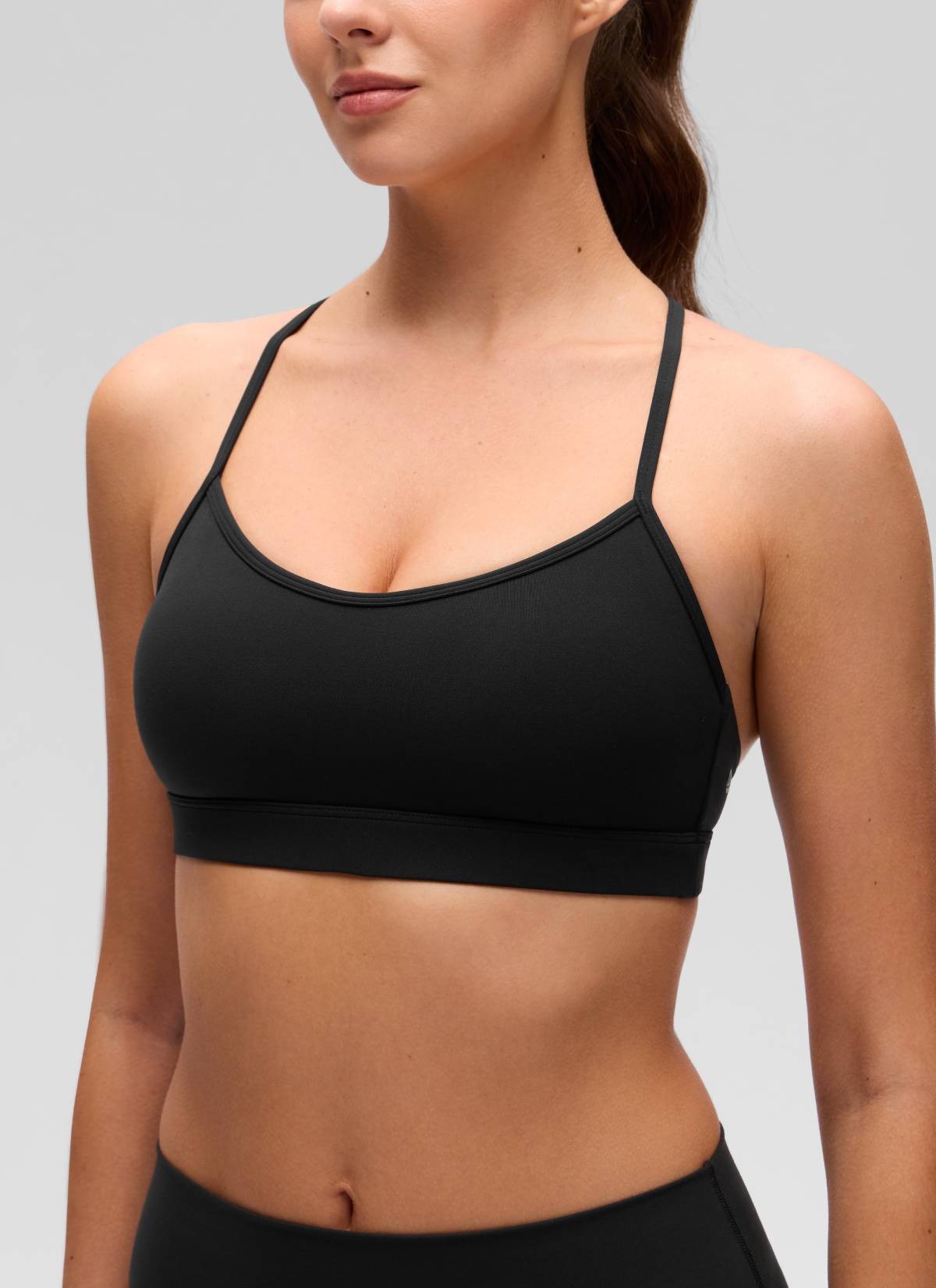 Butterluxe Thin Strap Cross Back Sports Bra