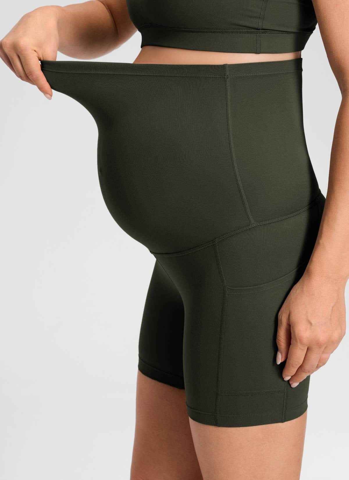Butterluxe Maternity Pocket Shorts 5''