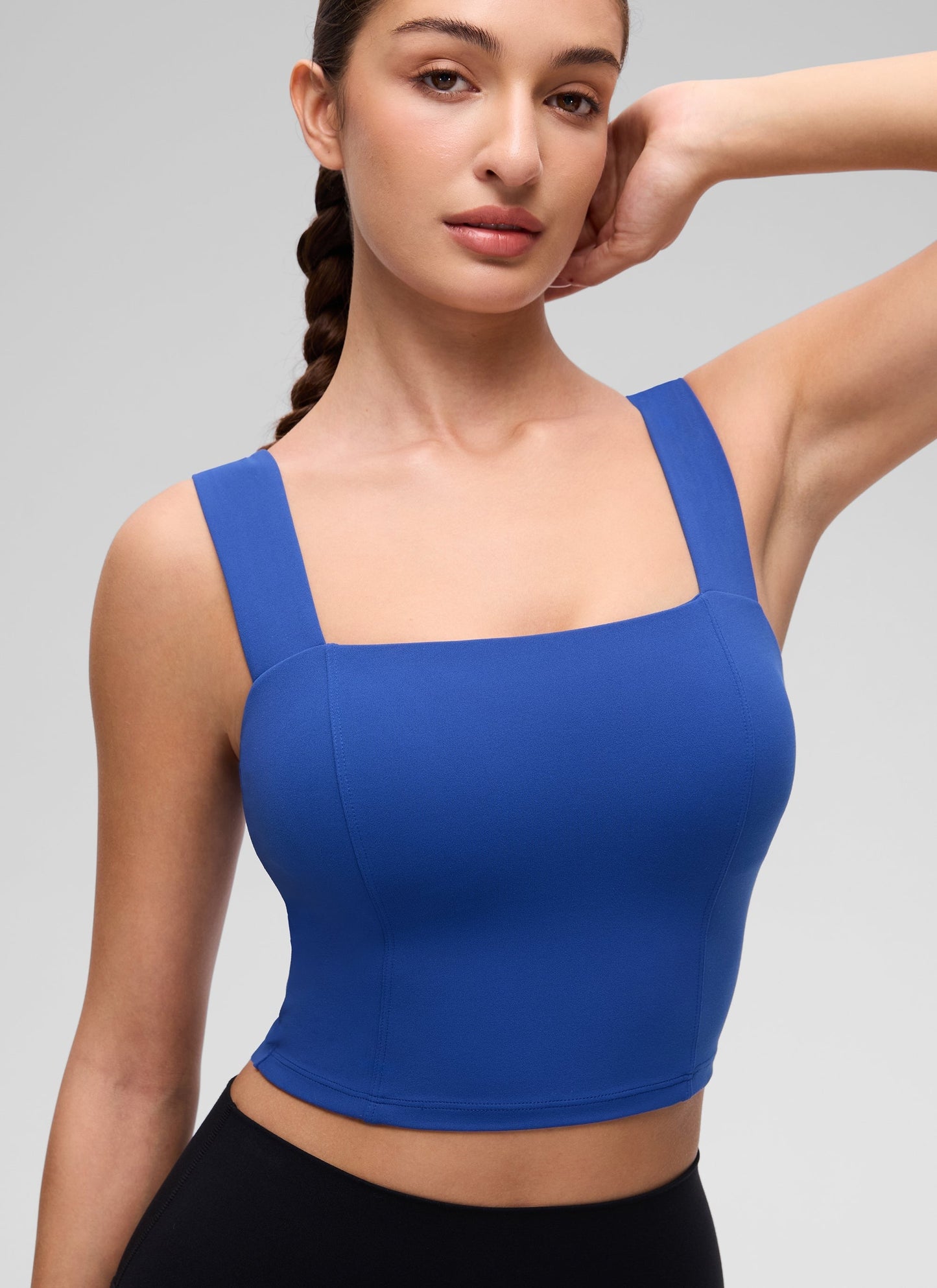 Butterluxe Wide Straps Built in Bra Tank