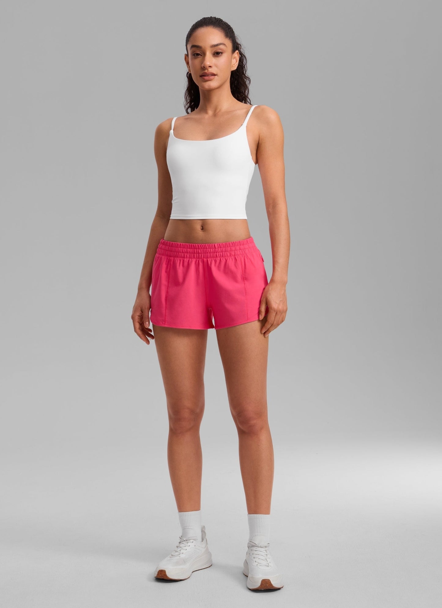 Feathery-Fit Soft Liner Zip Pocket Shorts 2.5''