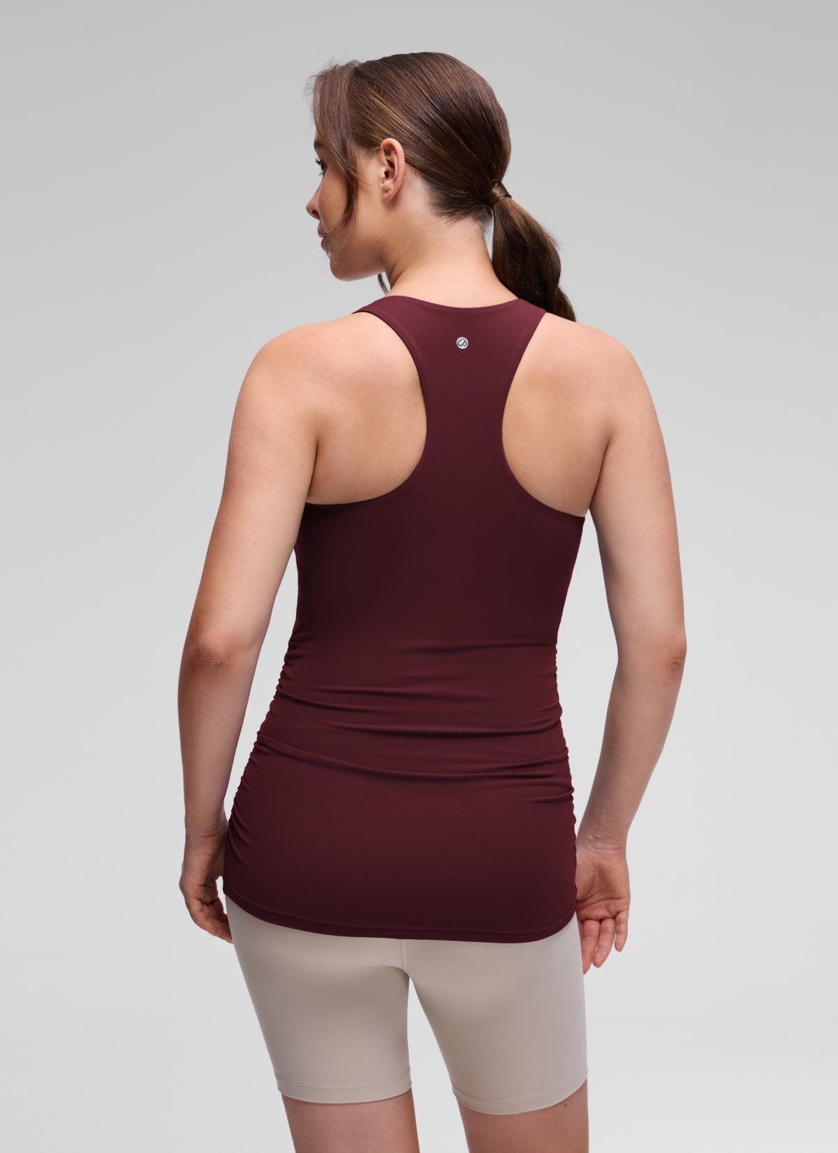 Butterluxe Maternity Built in Bra Ruched Tank