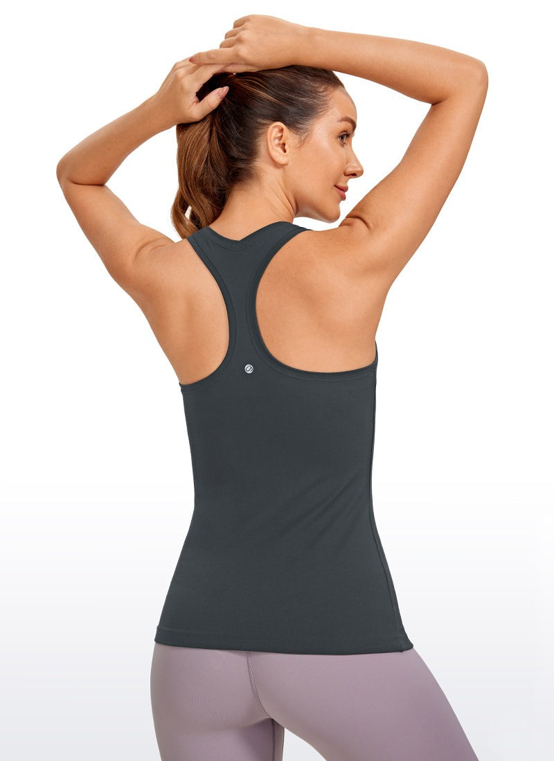 Butterluxe Racerback Hip Length Tank