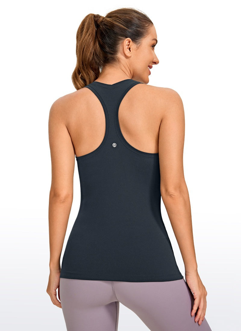 Butterluxe Racerback Hip Length Tank