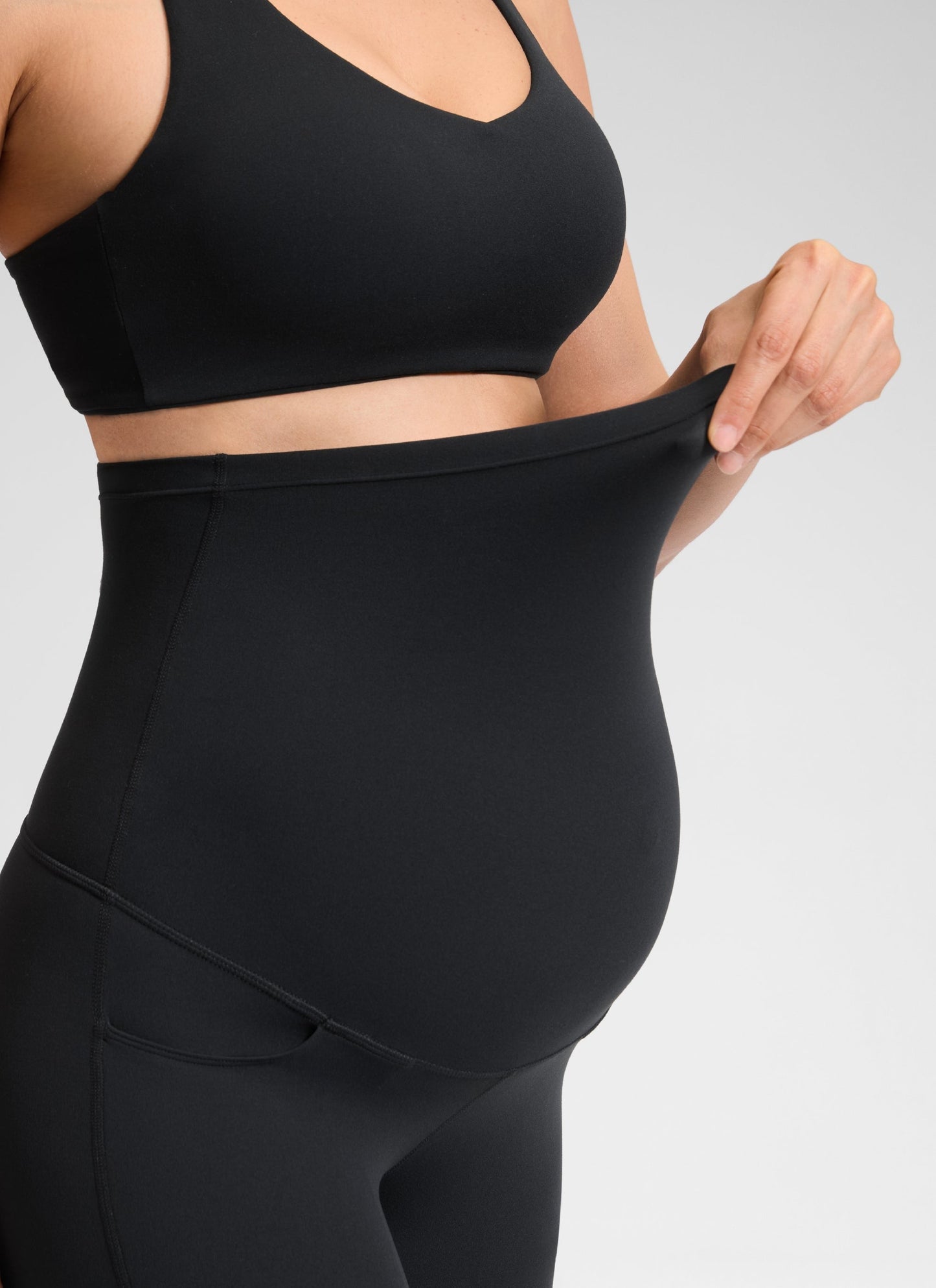 Butterluxe Maternity Flare Pocket Legging 29"