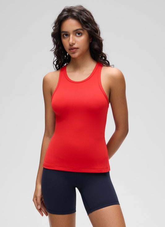 Butterluxe Waist Length Racerback Tank