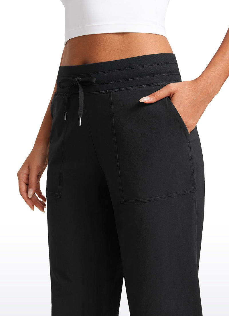 Strech Straight Leg High Rise Pant 30''