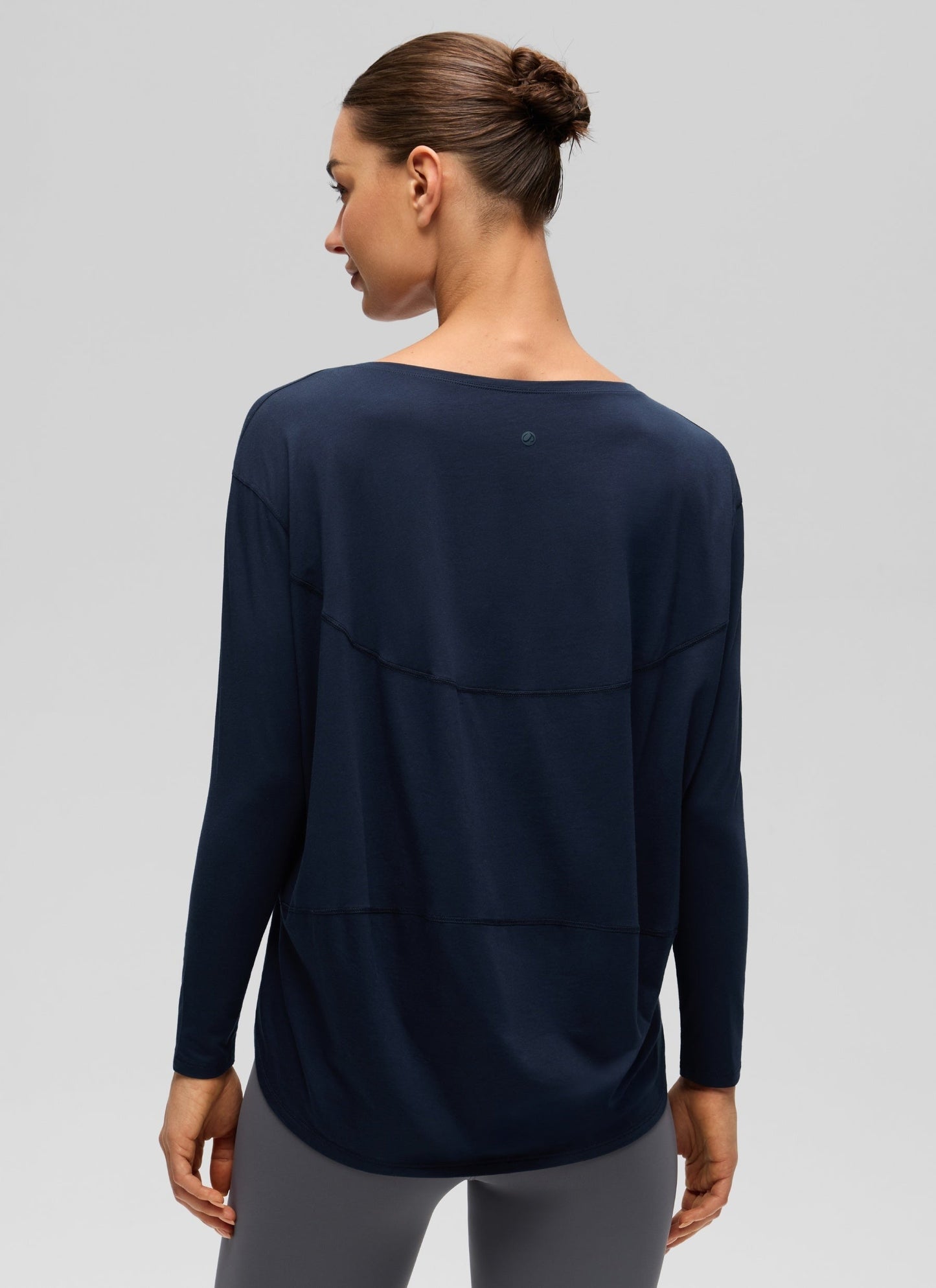 Pima Cotton Boat Neck Long Sleeve