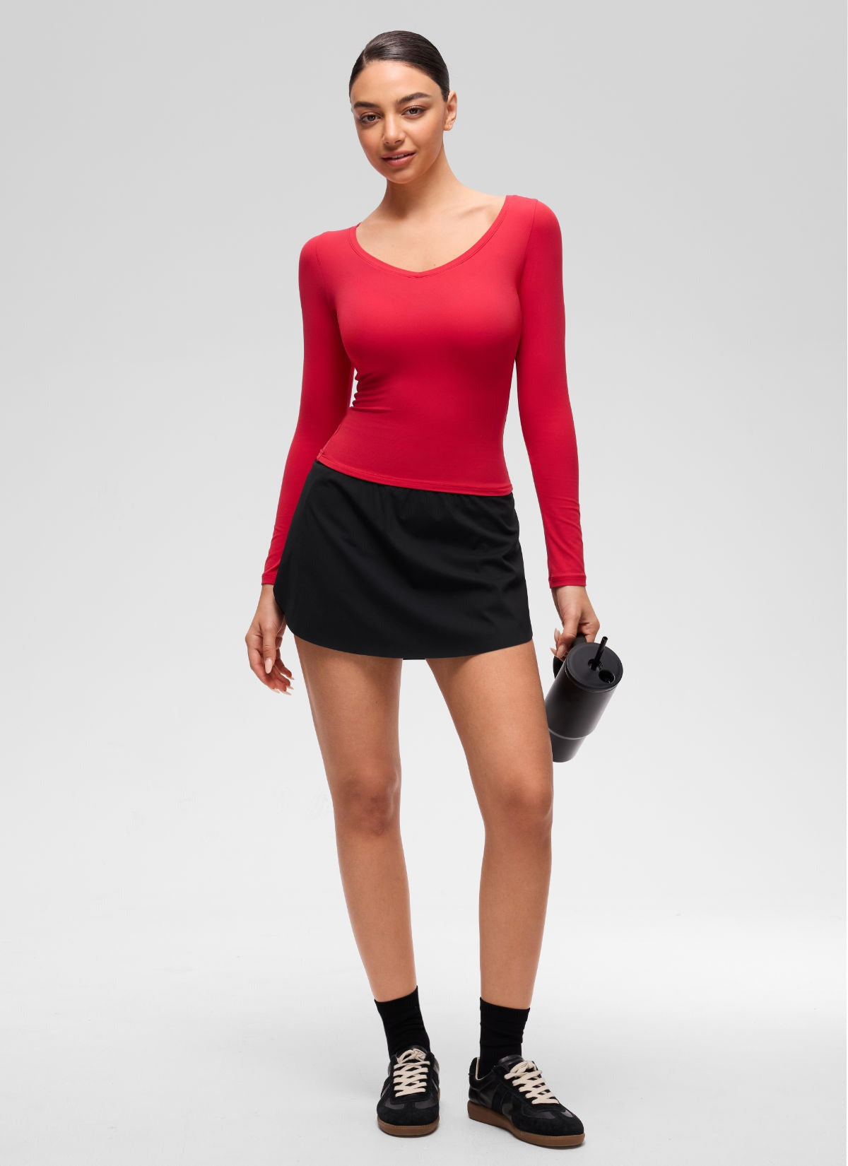 Softembrace V Neck Long Sleeve