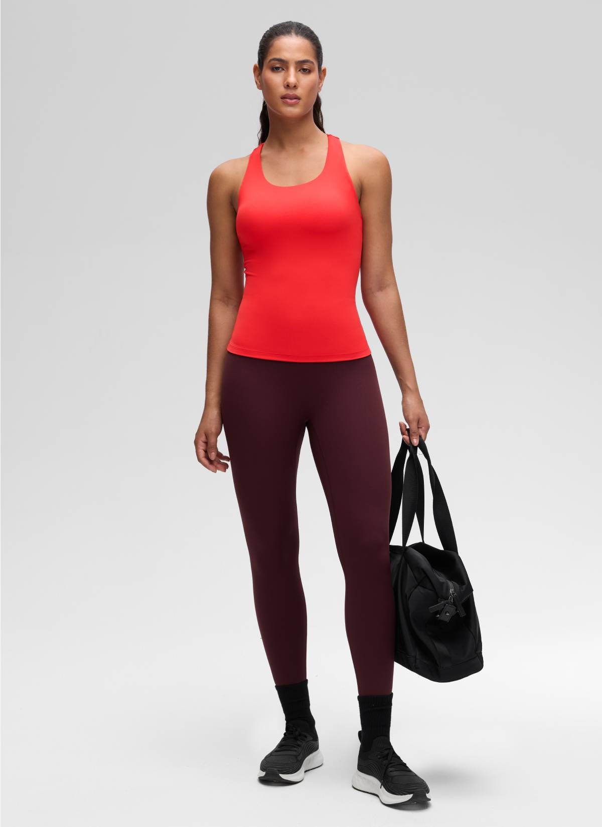 Butterluxe Waist Length Built in Bra Tank
