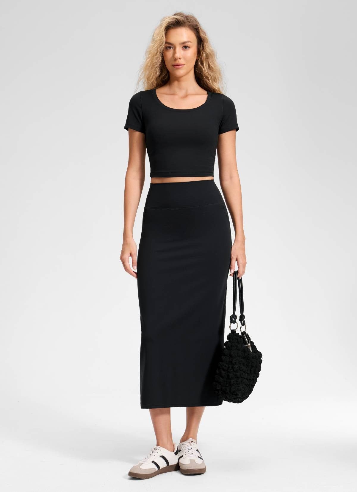 Butterlift® High Rise Back Slit Maxi Pencil Skirt