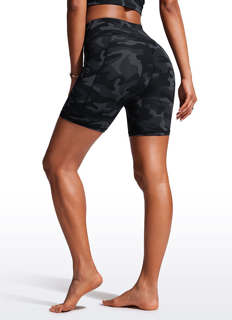 Swim Board High Rise Liner Pocket Shorts 6''