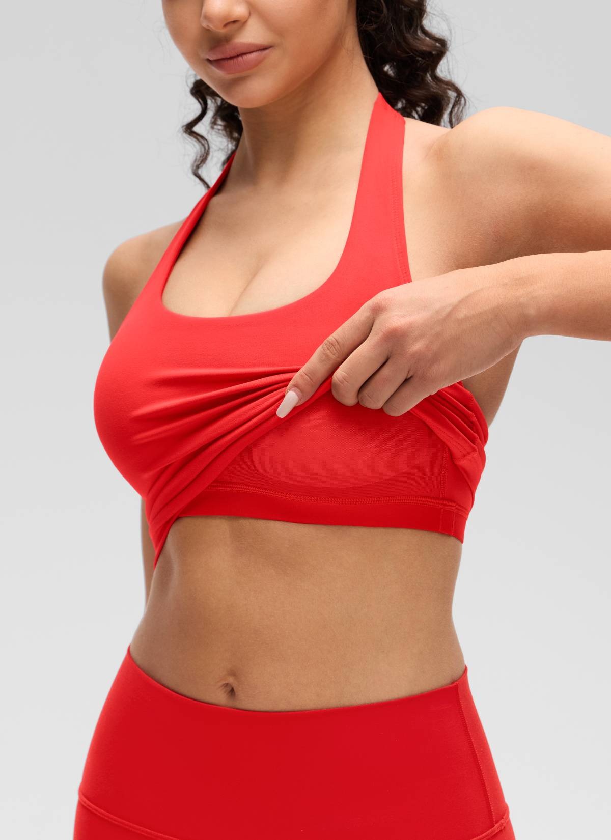 Butterluxe Built in Bra Halter Tank