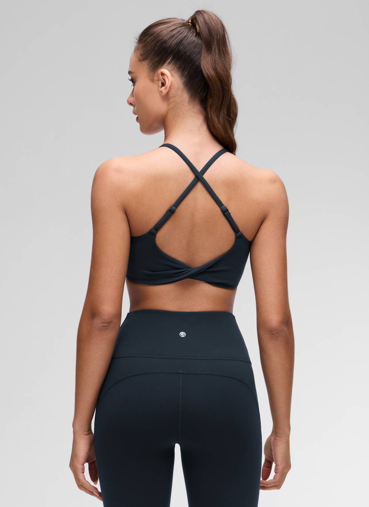 Butterluxe Twist Cross Back Sports Bra