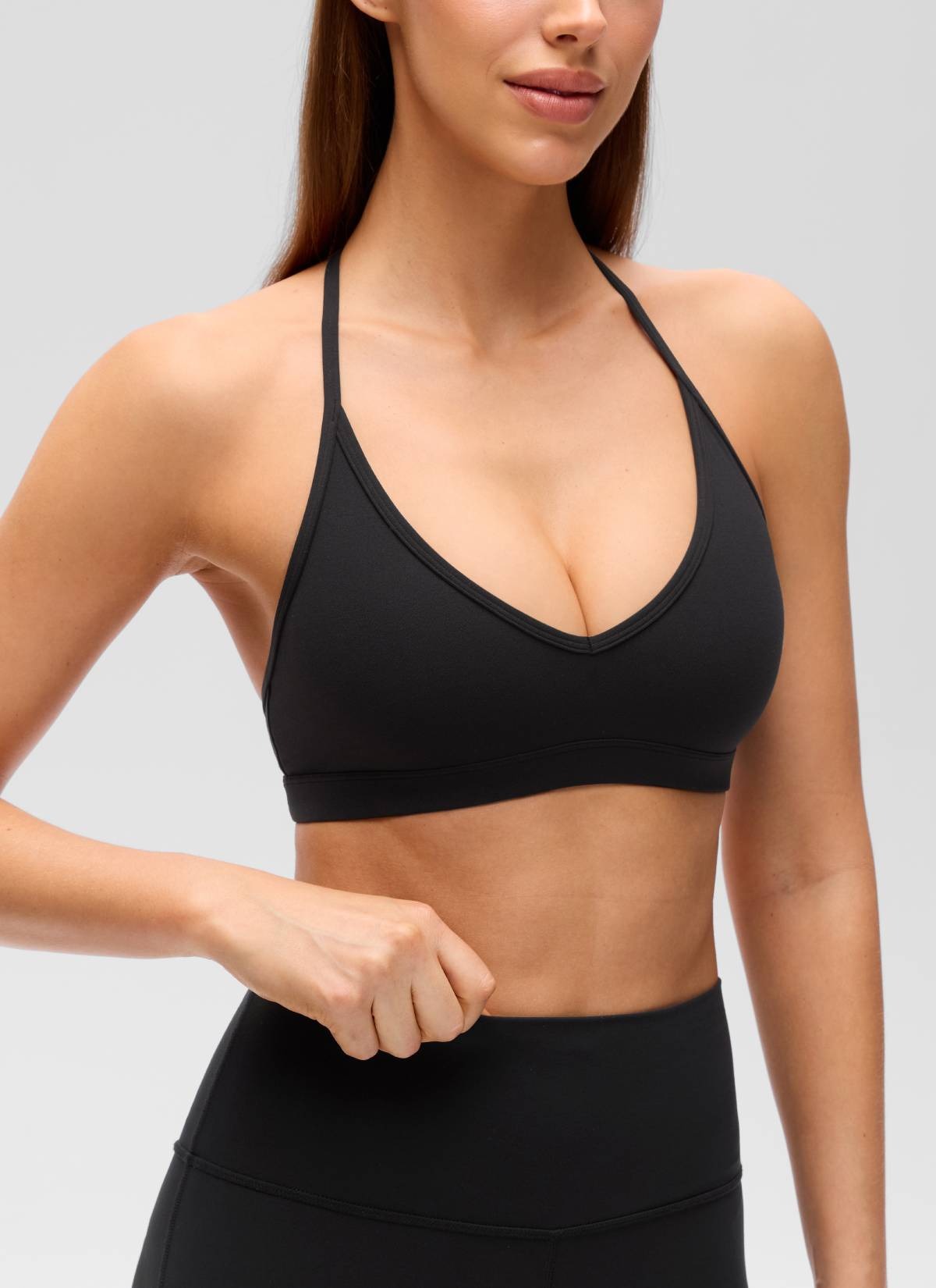 Butterluxe Soft Double Lined T Back Sports Bra