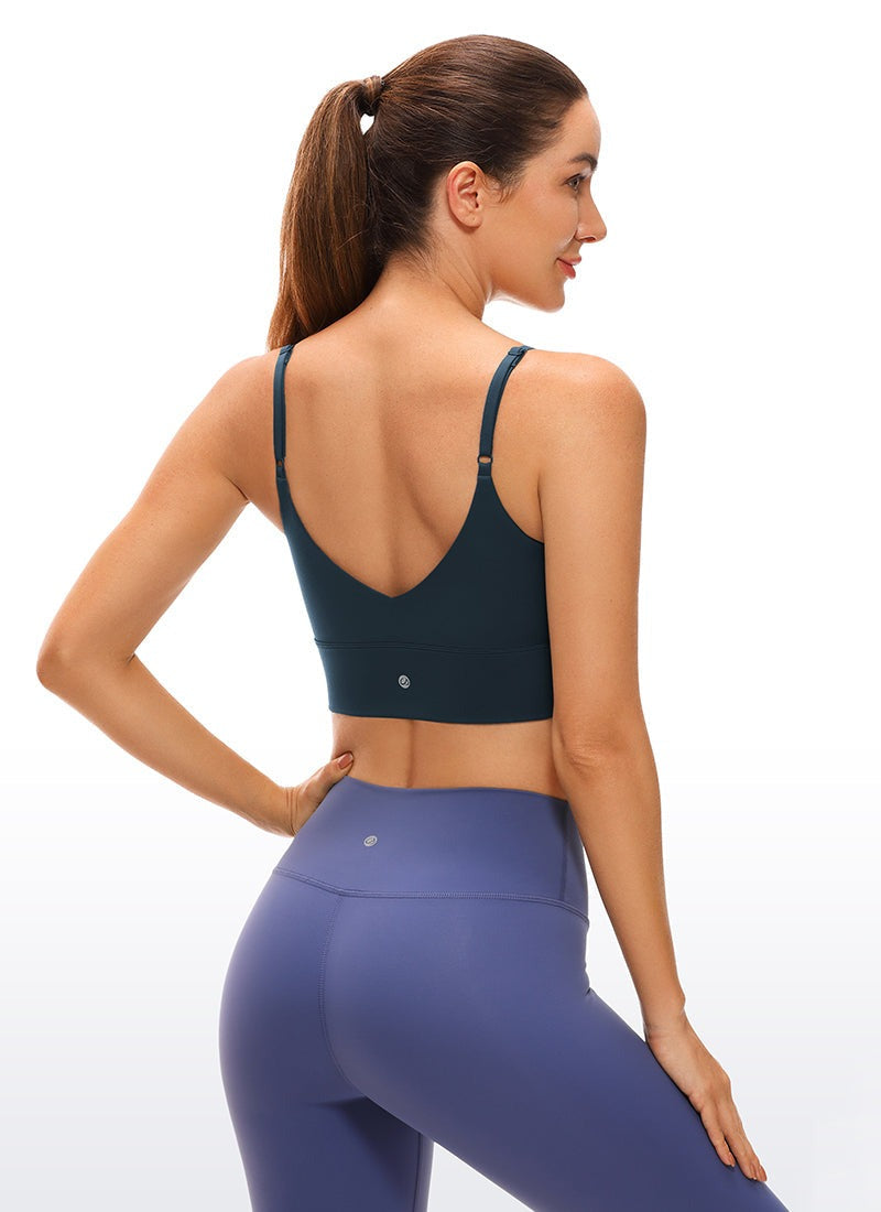 Brushed Nakedfeel Longline Adjustable Bra